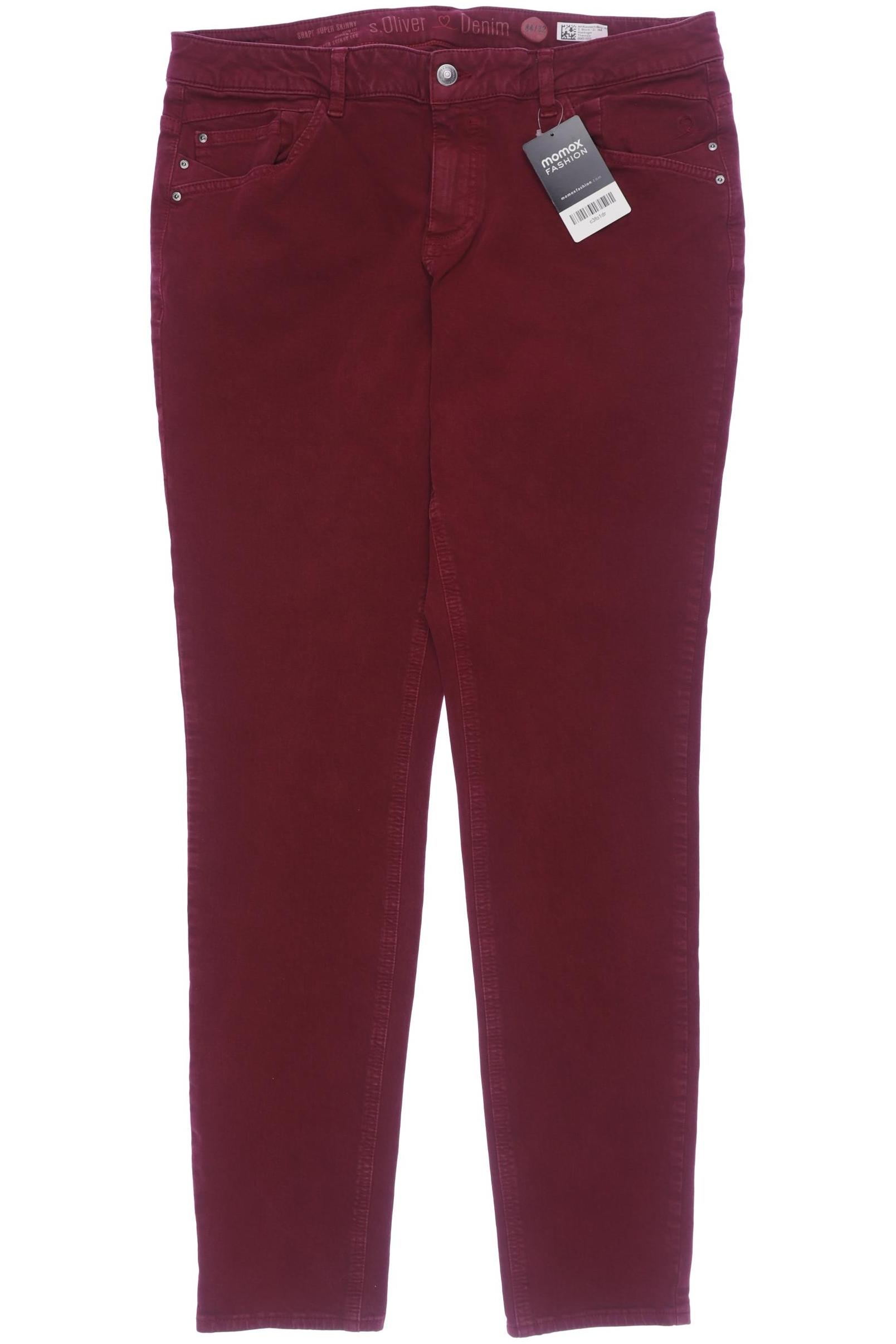 

s.Oliver Damen Jeans, rot, Gr. 44