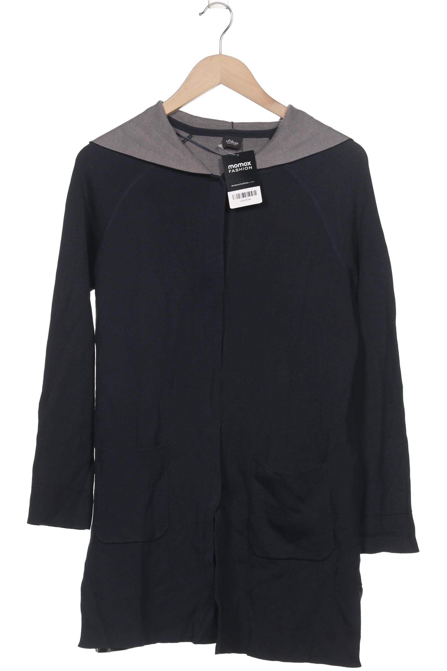 

s.Oliver Damen Strickjacke, marineblau, Gr. 38