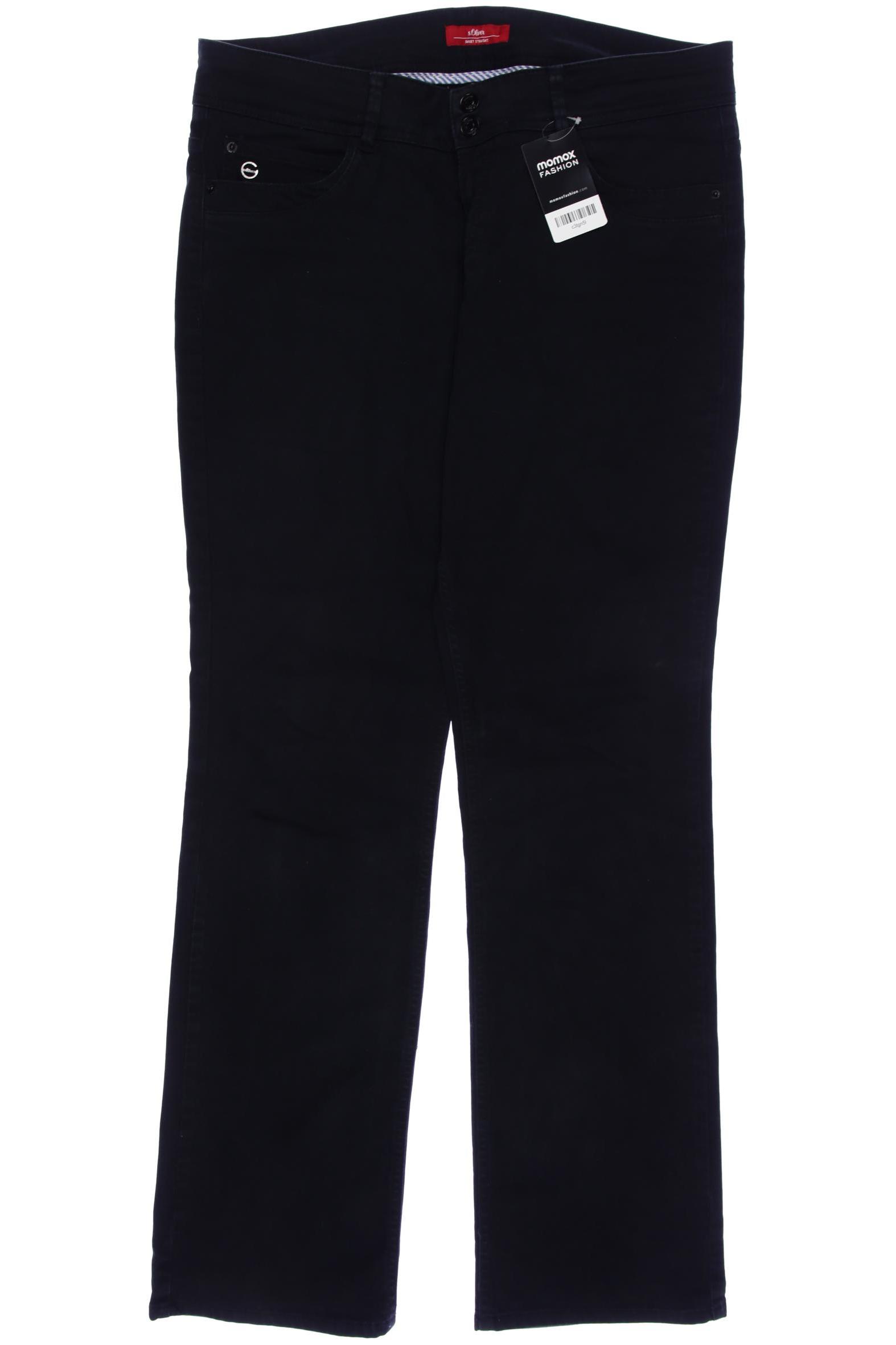 

s.Oliver Damen Jeans, schwarz