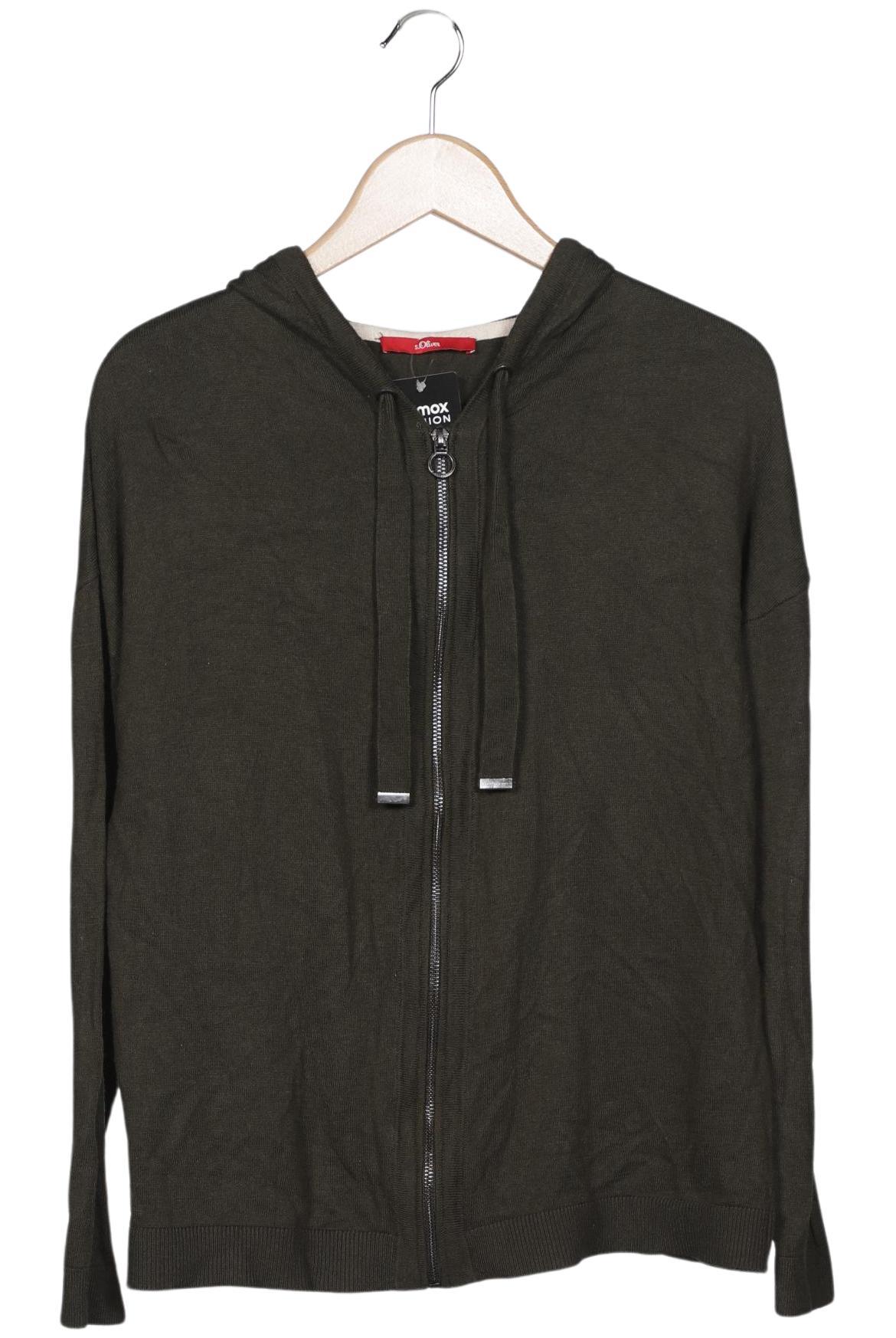 

s.Oliver Damen Kapuzenpullover, grün, Gr. 40