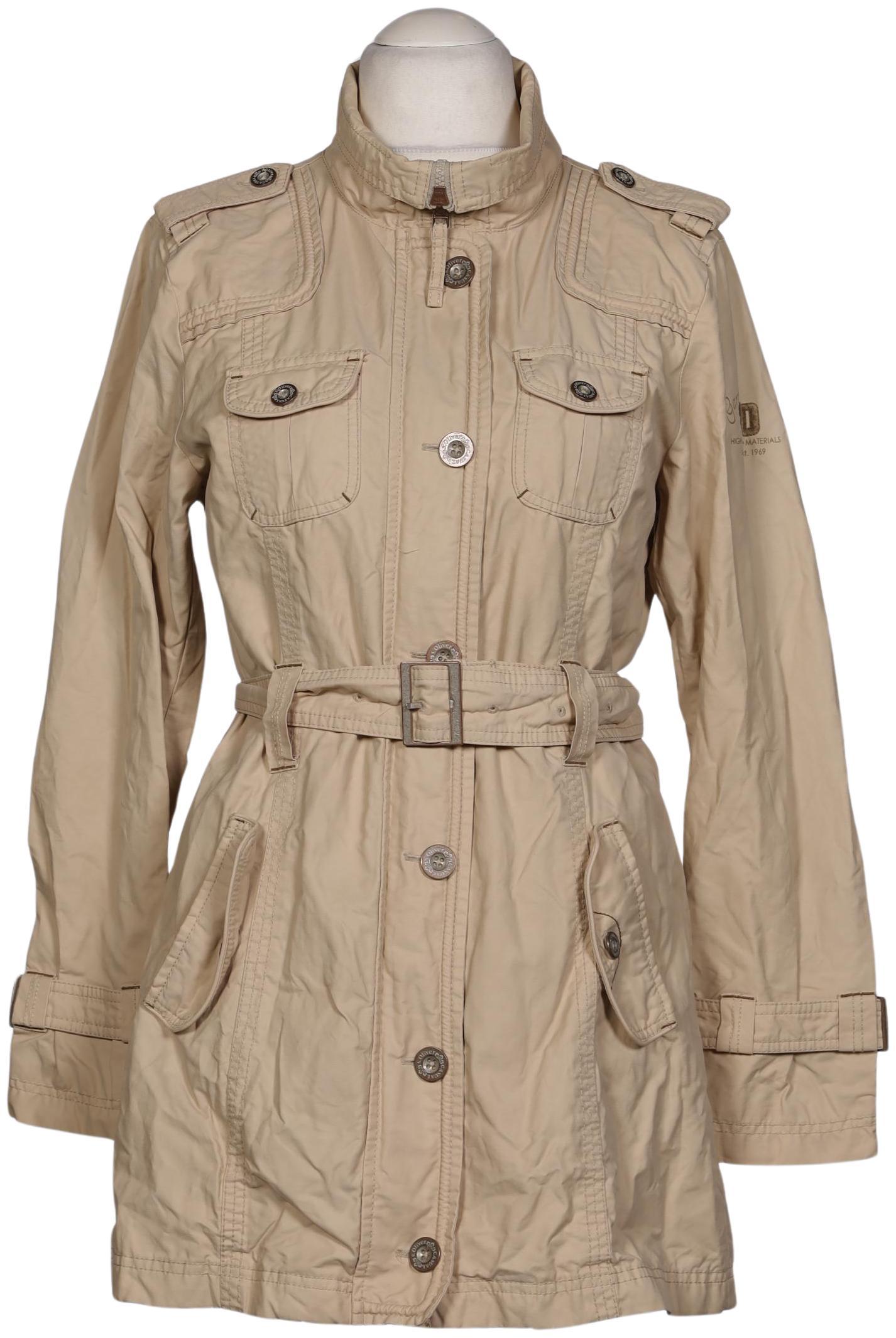 

s.Oliver Damen Mantel, beige, Gr. 40