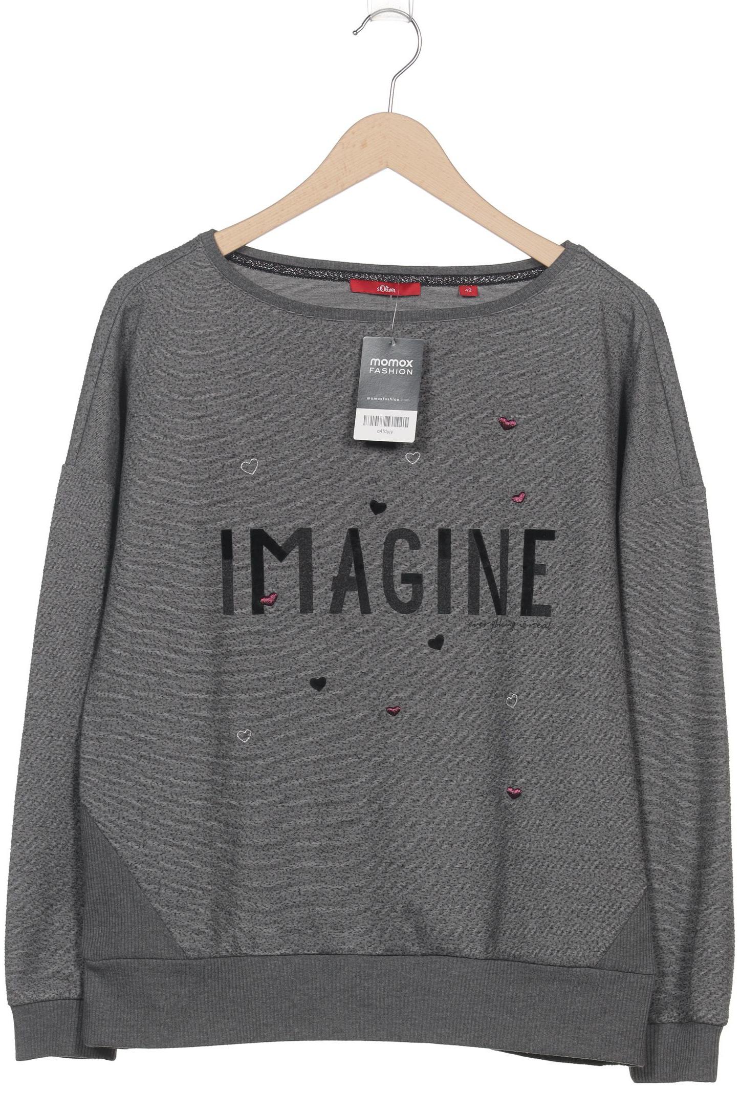 

s.Oliver Damen Sweatshirt, grau, Gr. 42