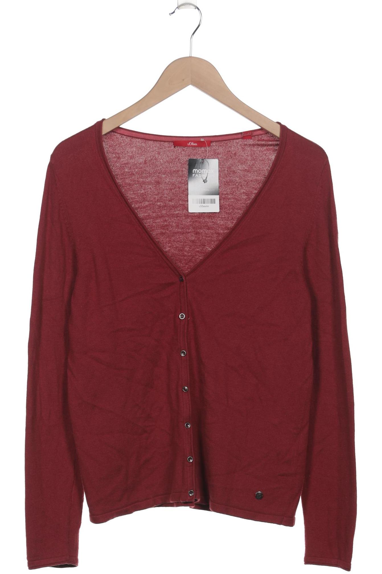 

s.Oliver Damen Strickjacke, bordeaux, Gr. 40