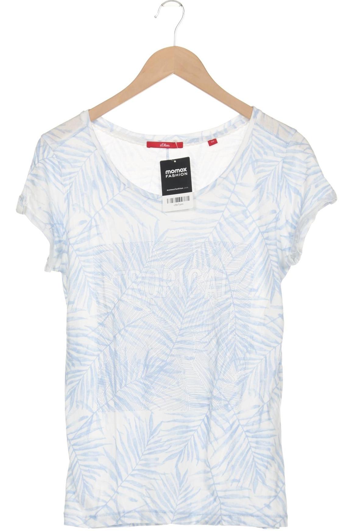 

s.Oliver Damen T-Shirt, weiß, Gr. 40