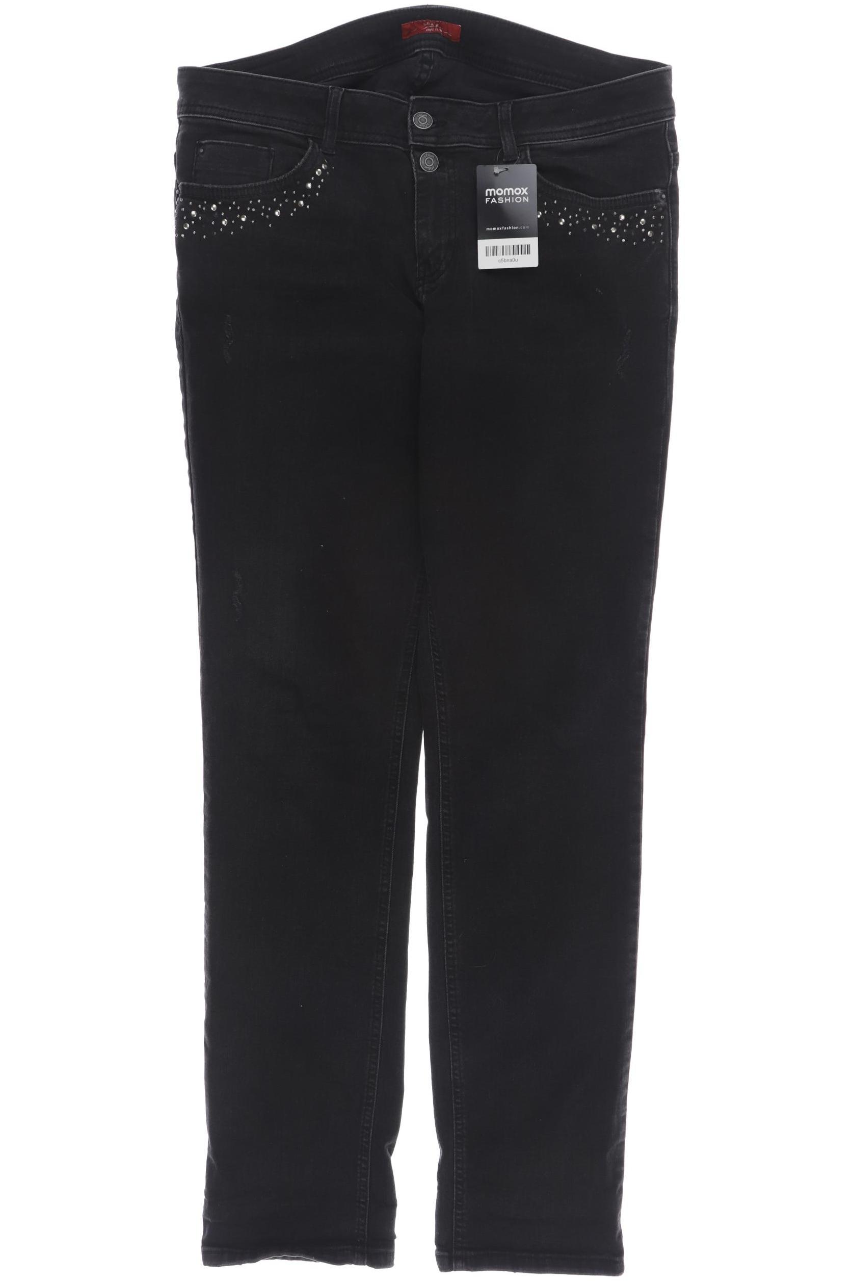 

s.Oliver Damen Jeans, schwarz