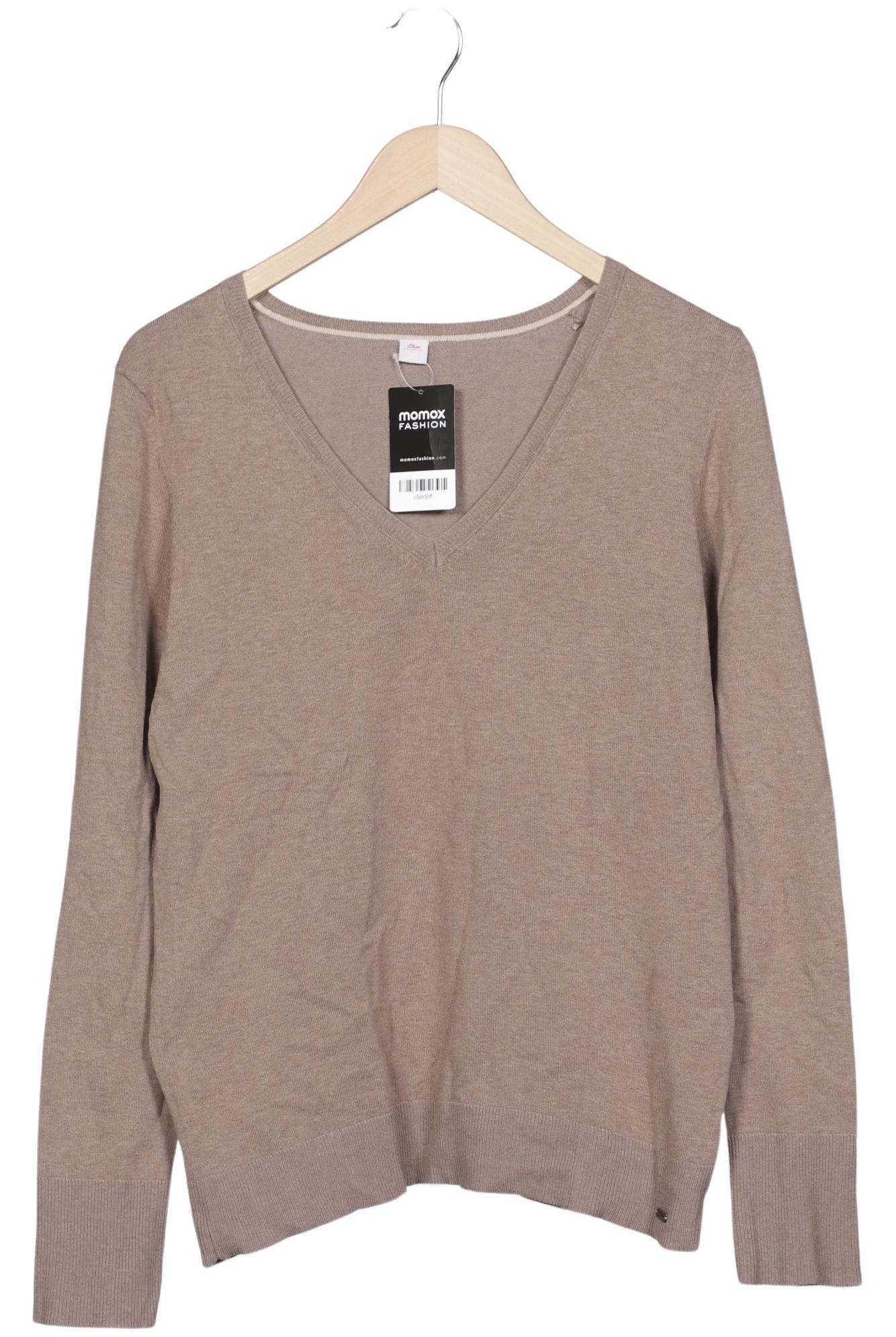 

s.Oliver Damen Pullover, beige, Gr. 40