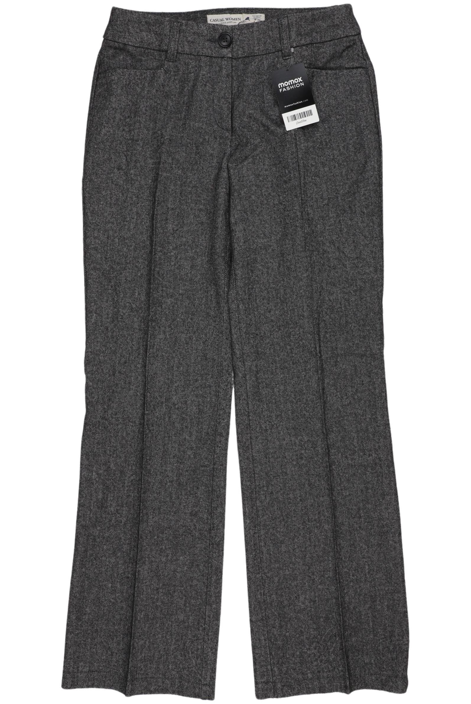 

s.Oliver Damen Stoffhose, grau, Gr. 34
