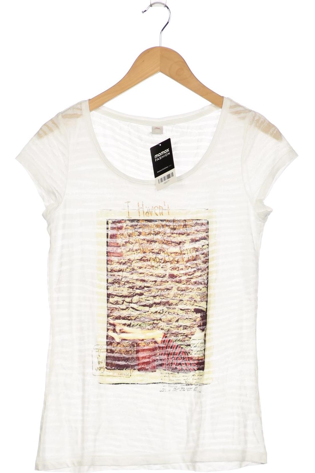 

s.Oliver Damen T-Shirt, weiß, Gr. 36