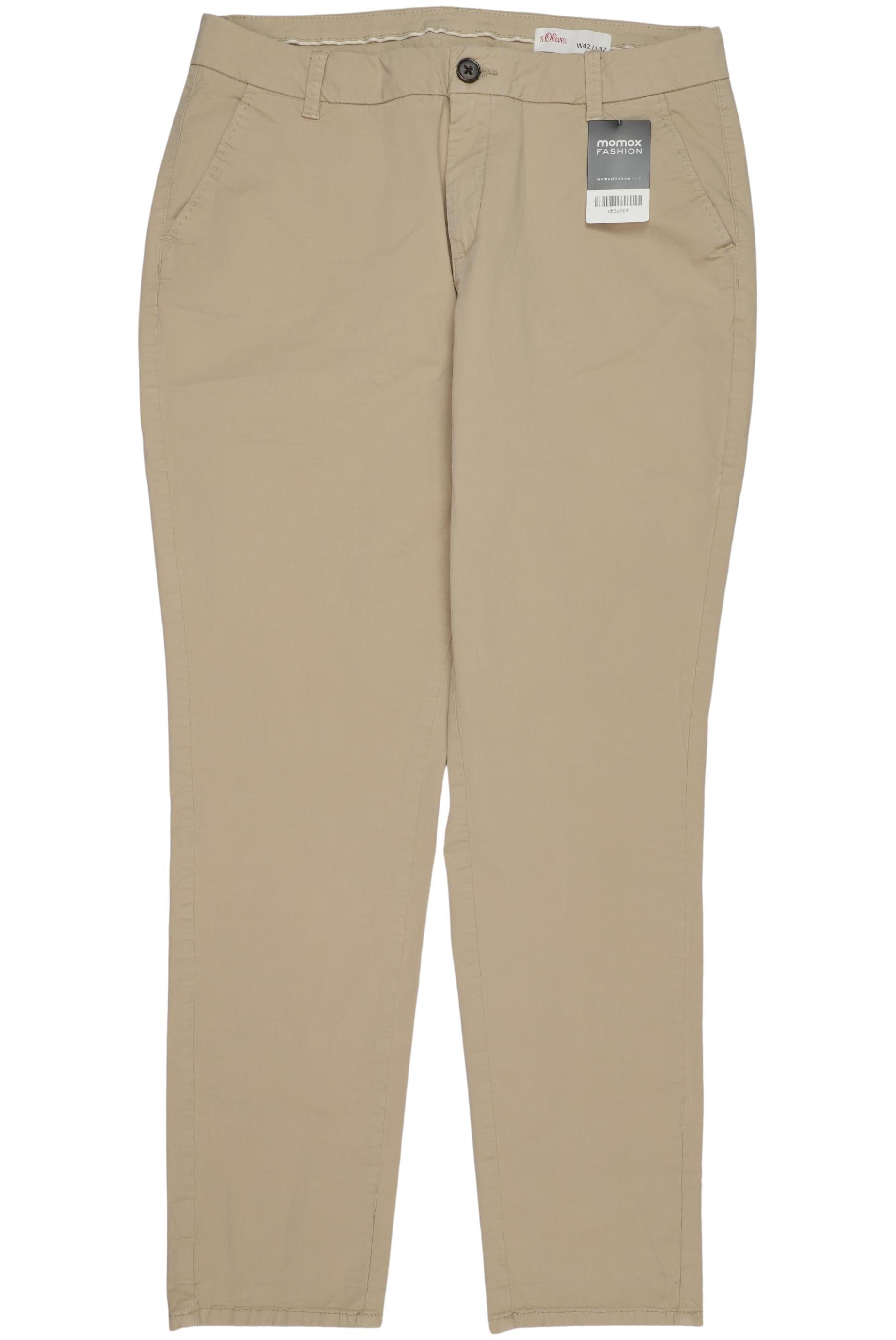 

s.Oliver Damen Stoffhose, beige, Gr. 42