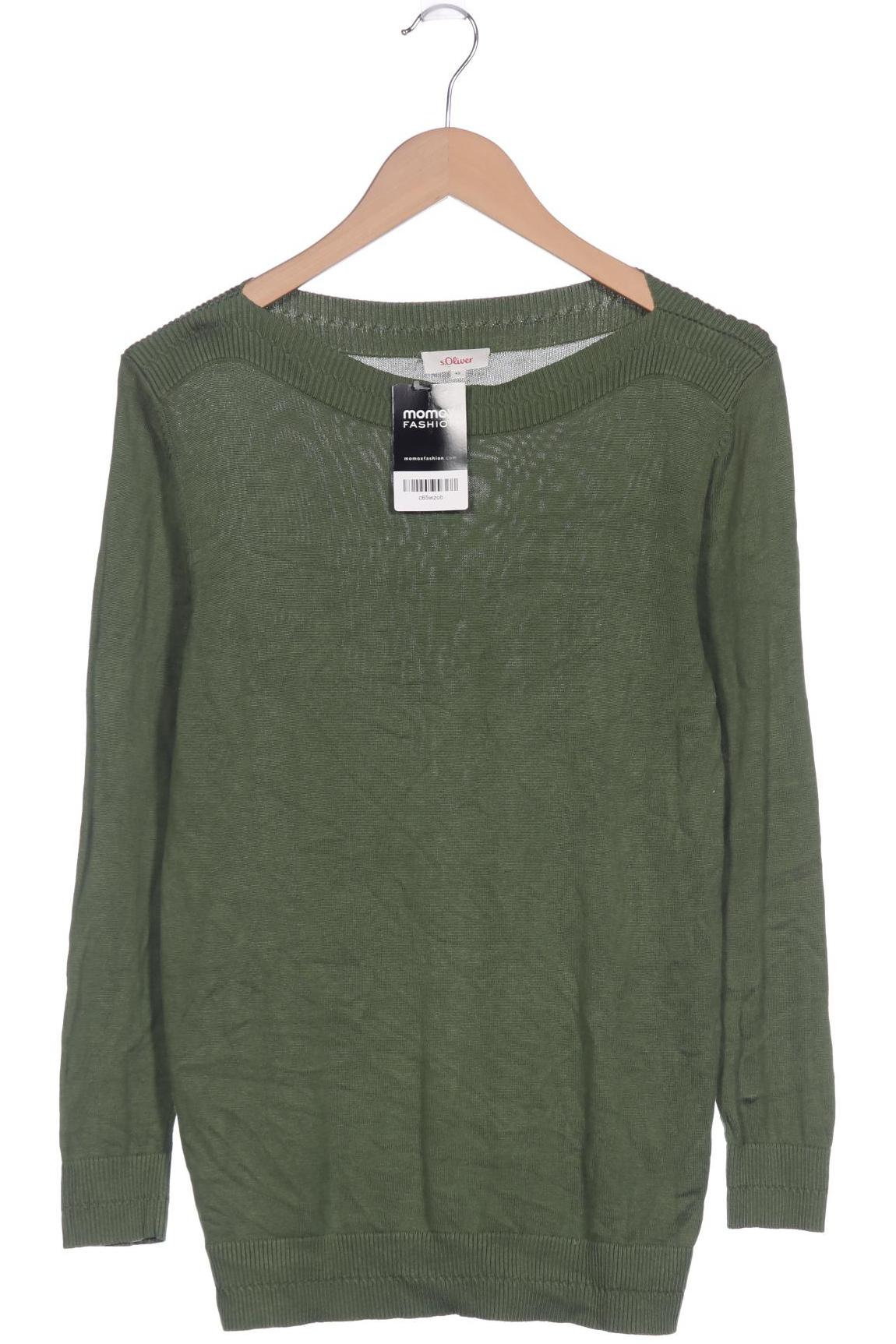 

s.Oliver Damen Pullover, grün, Gr. 42