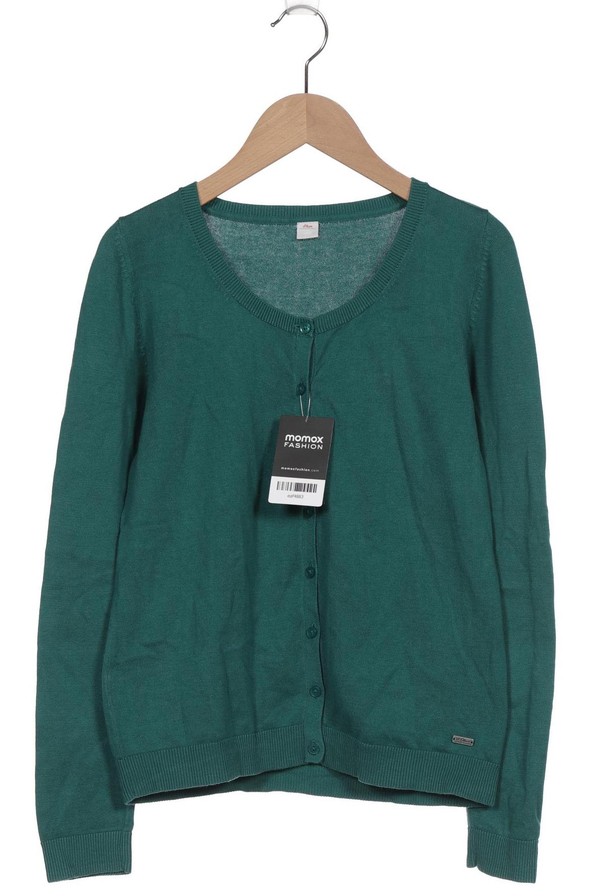 

s.Oliver Damen Strickjacke, türkis, Gr. 36