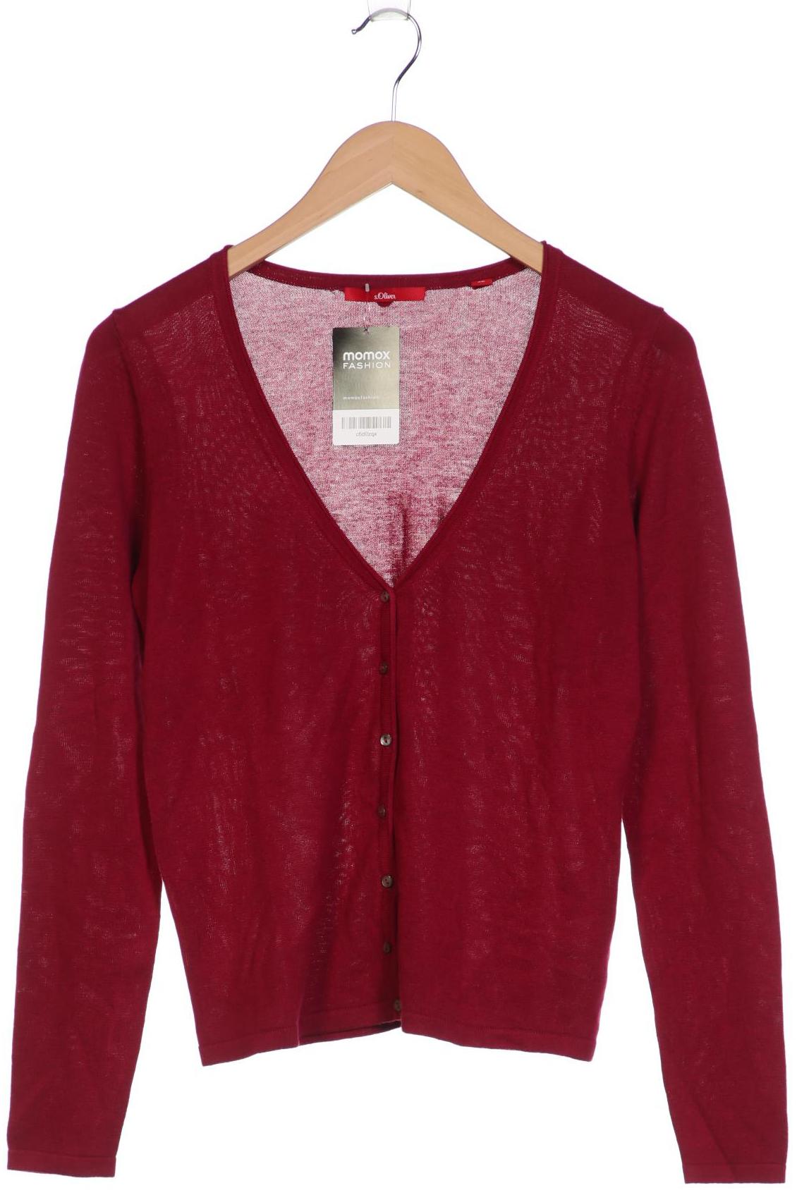 

s.Oliver Damen Strickjacke, bordeaux, Gr. 36