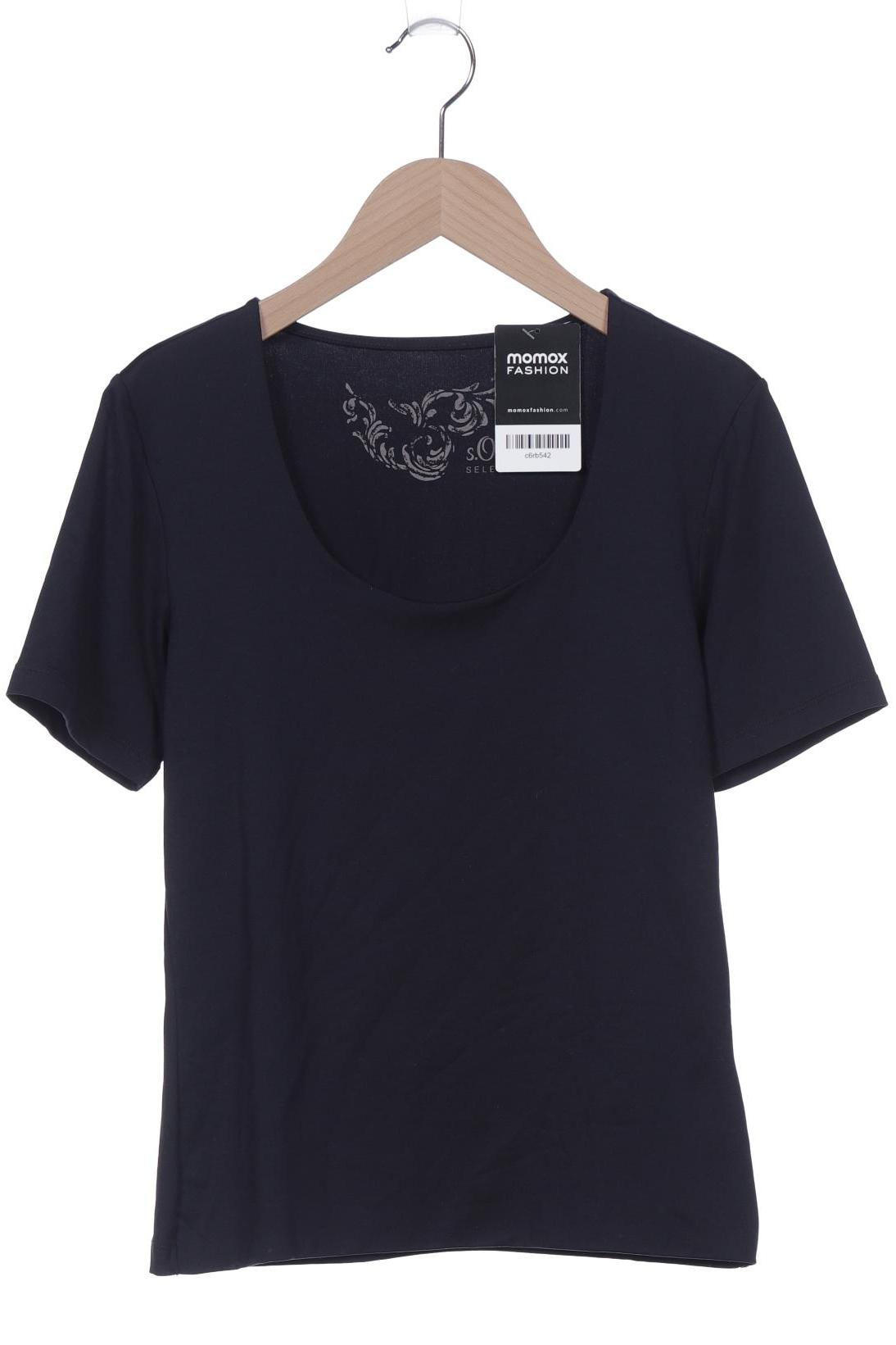 Thumbnail - s.Oliver Damen T-Shirt, marineblau, Gr. 34