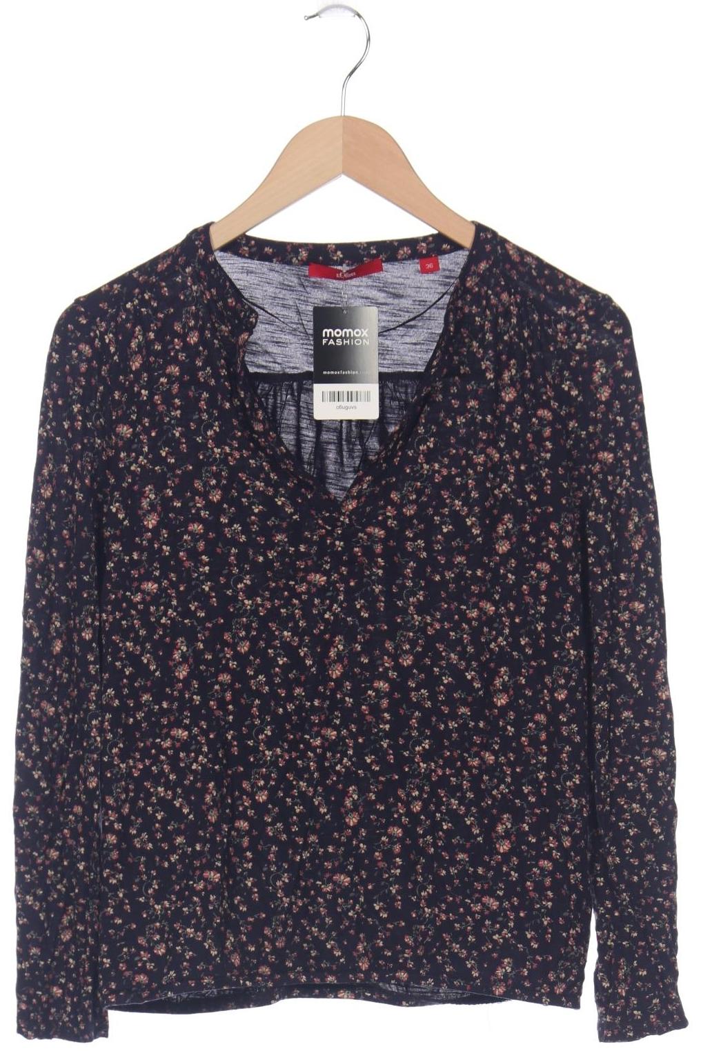 

s.Oliver Damen Langarmshirt, marineblau, Gr. 36