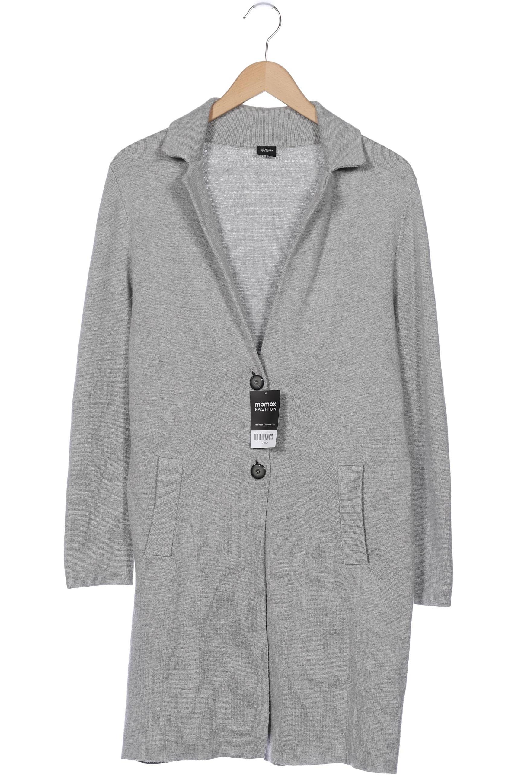 

s.Oliver Damen Strickjacke, grau, Gr. 38