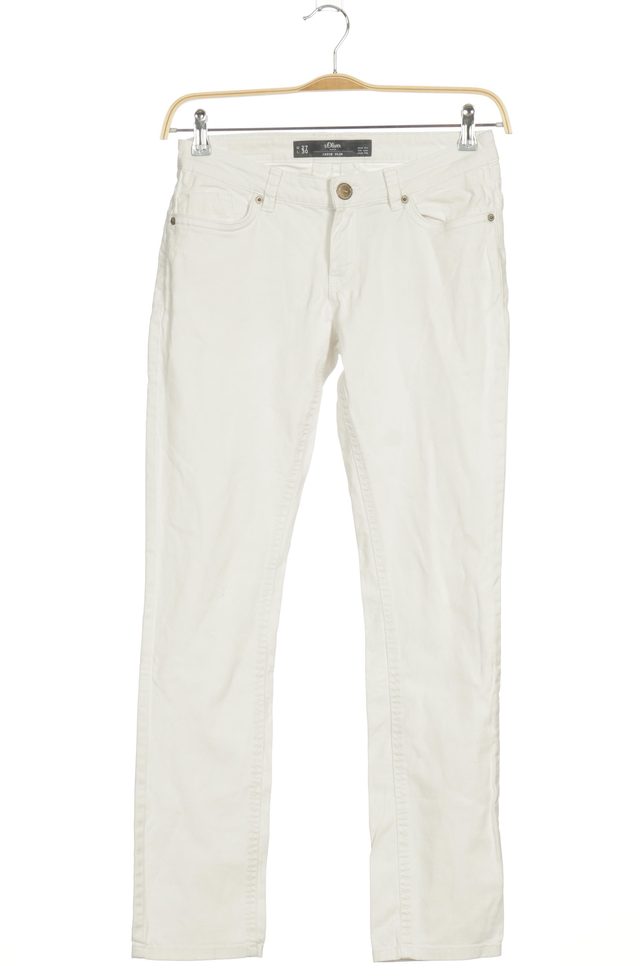 

s.Oliver Damen Jeans, weiß, Gr. 27