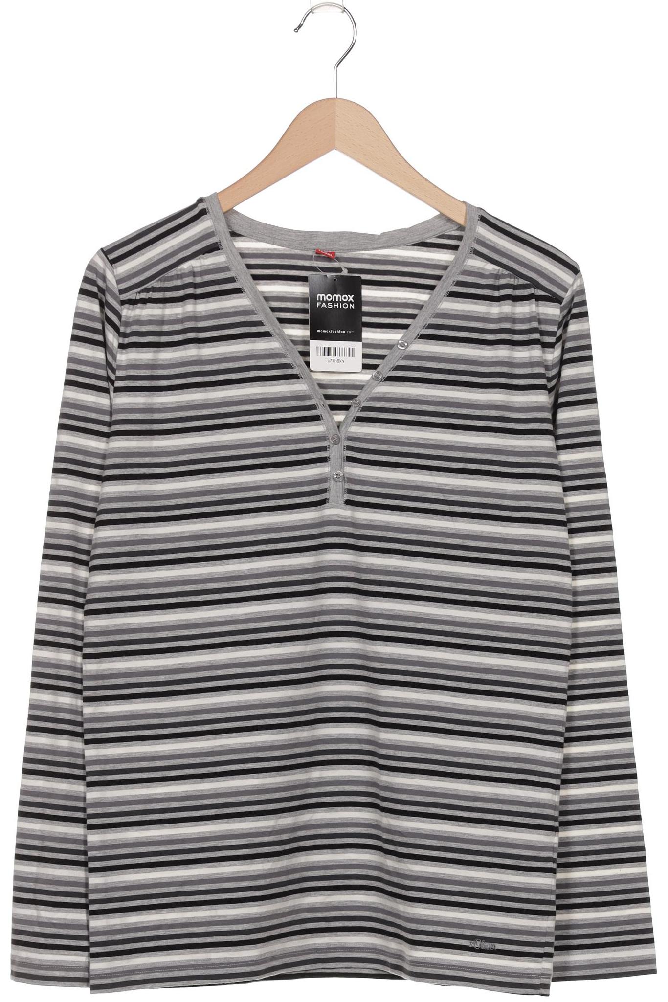 

s.Oliver Damen Langarmshirt, grau, Gr. 46