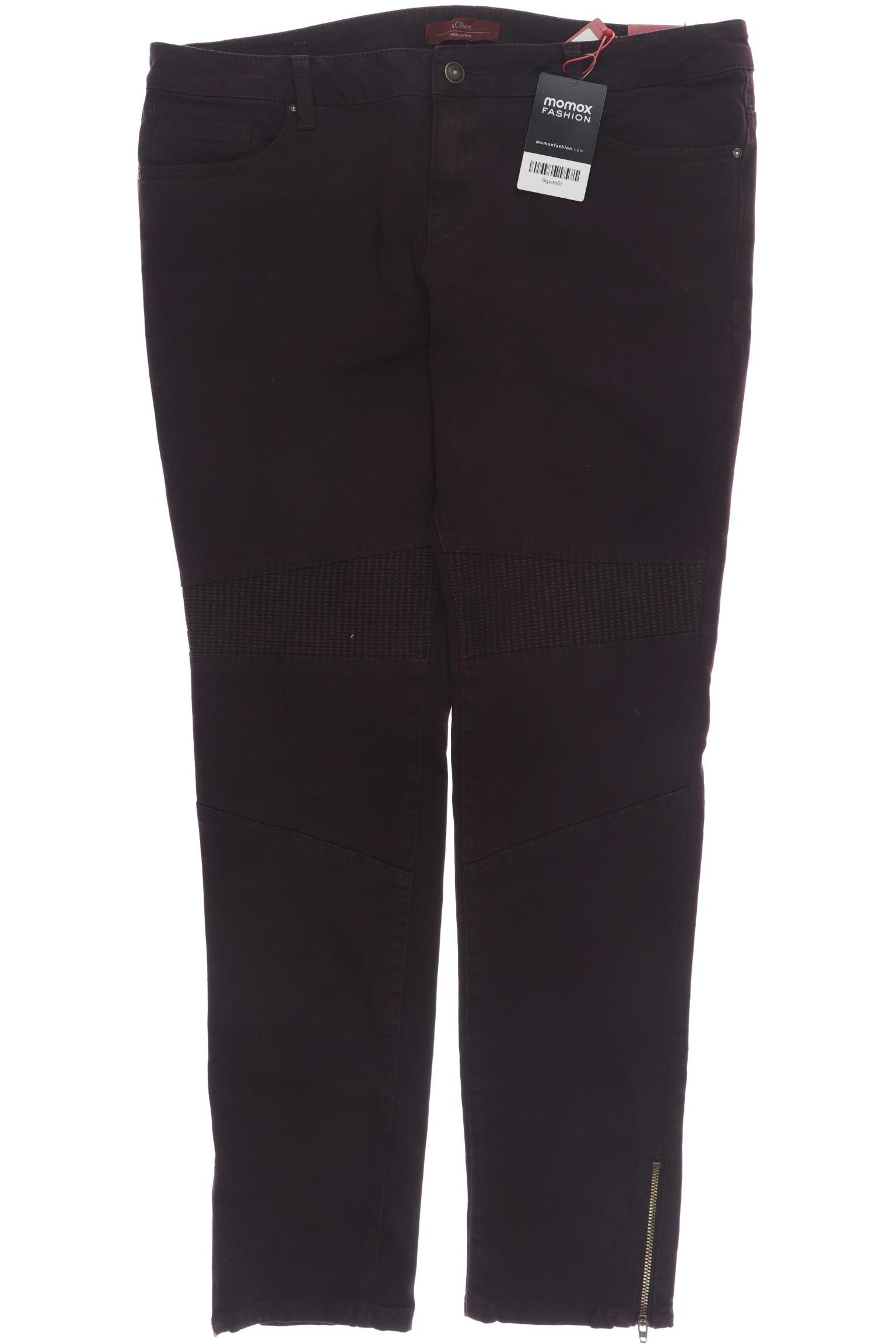 

s.Oliver Damen Jeans, bordeaux, Gr. 40