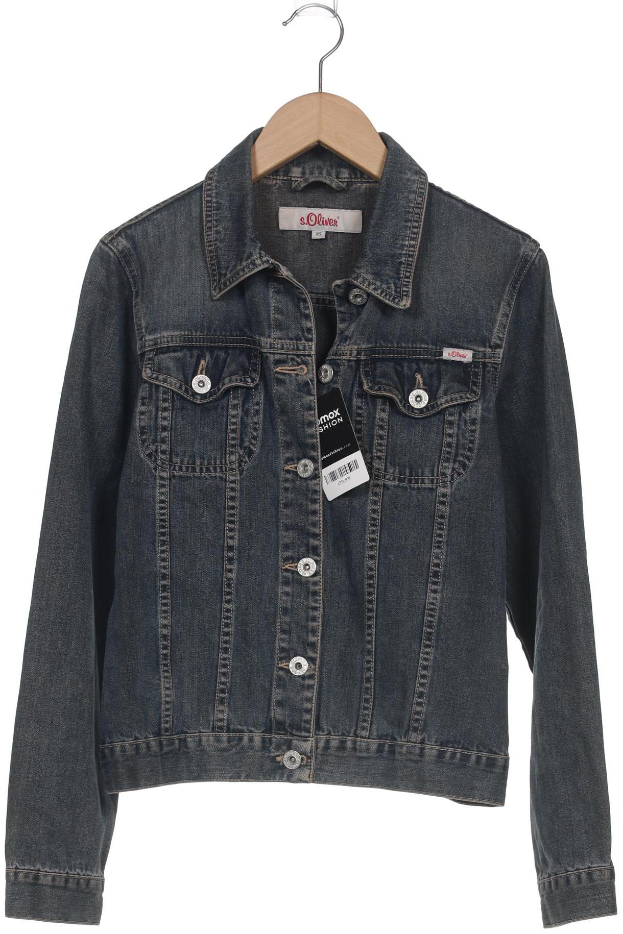 

s.Oliver Damen Jacke, blau, Gr. 34