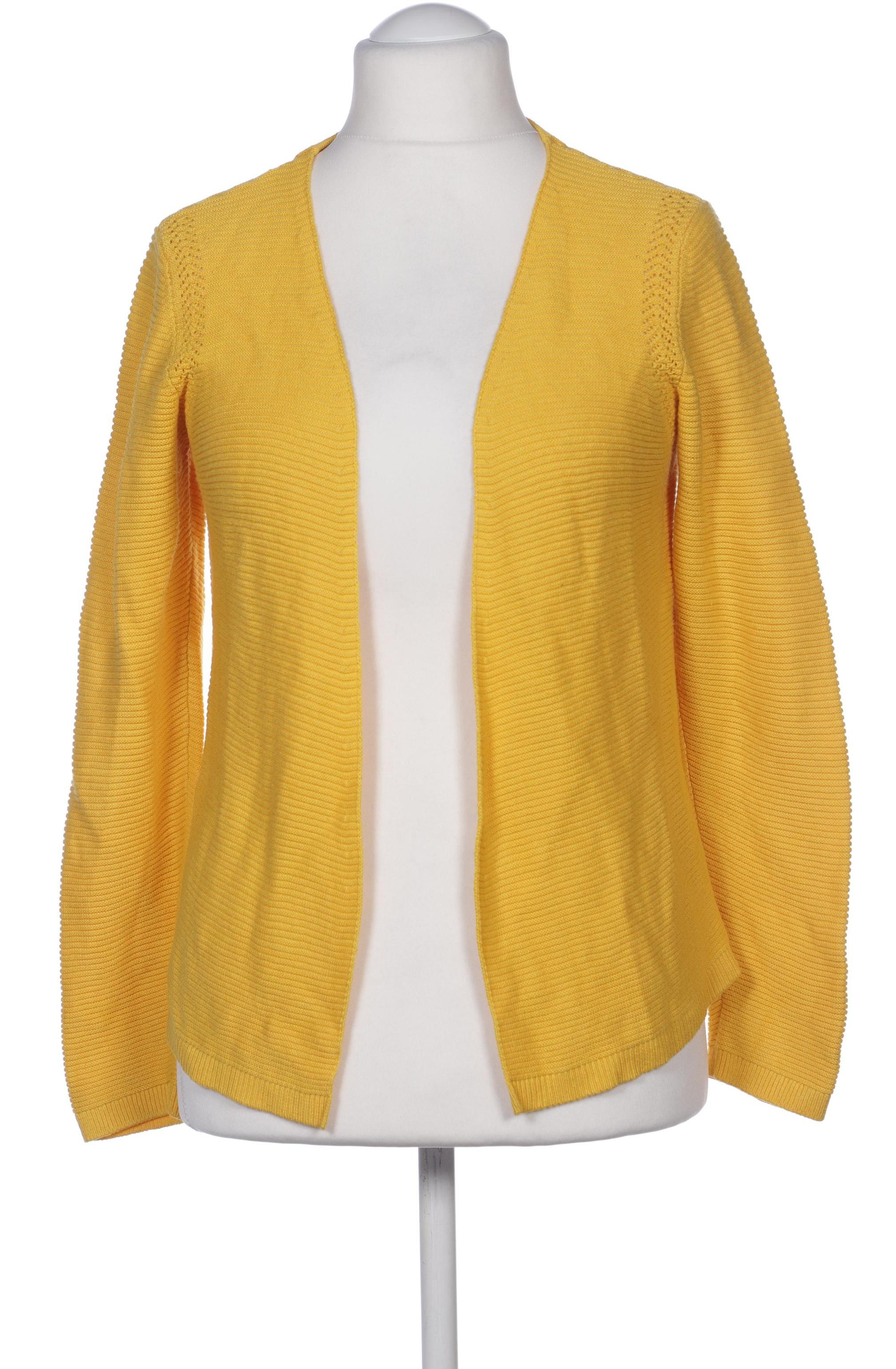 

s.Oliver Damen Strickjacke, gelb, Gr. 38