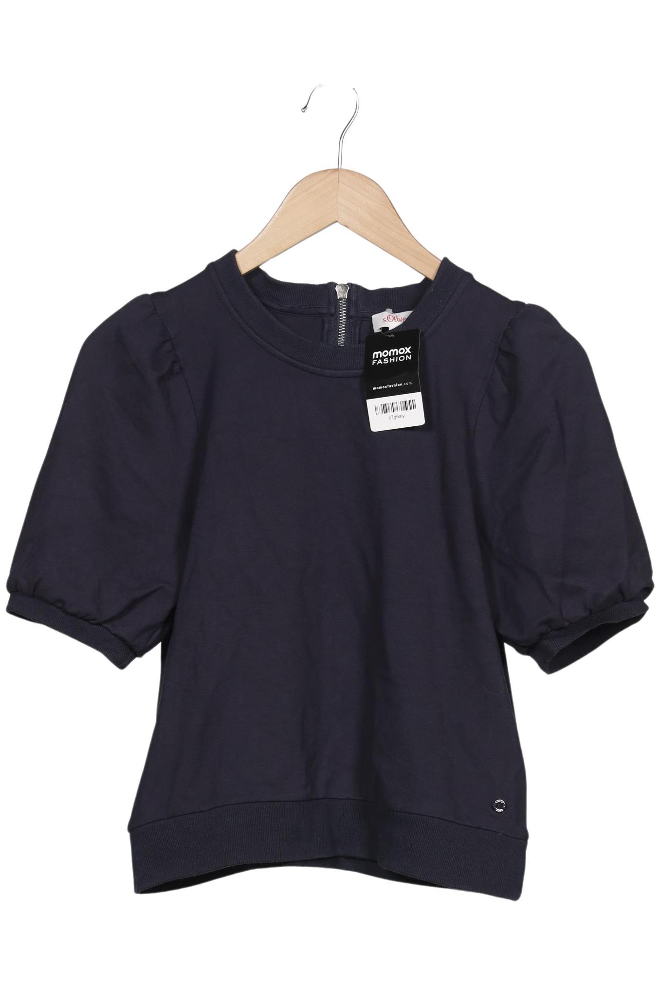 

s.Oliver Damen Sweatshirt, marineblau, Gr. 34