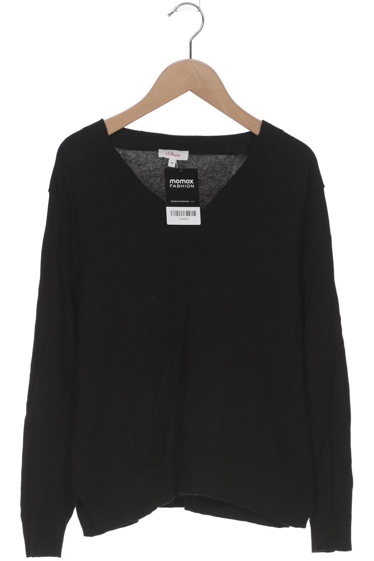 

s.Oliver Damen Pullover, schwarz, Gr. 38