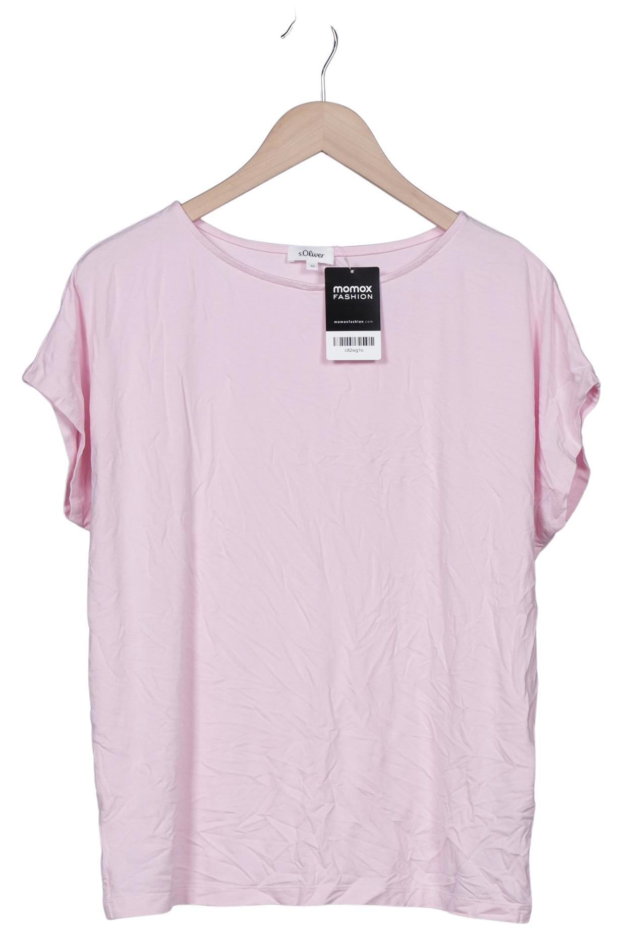 

s.Oliver Damen T-Shirt, pink, Gr. 40