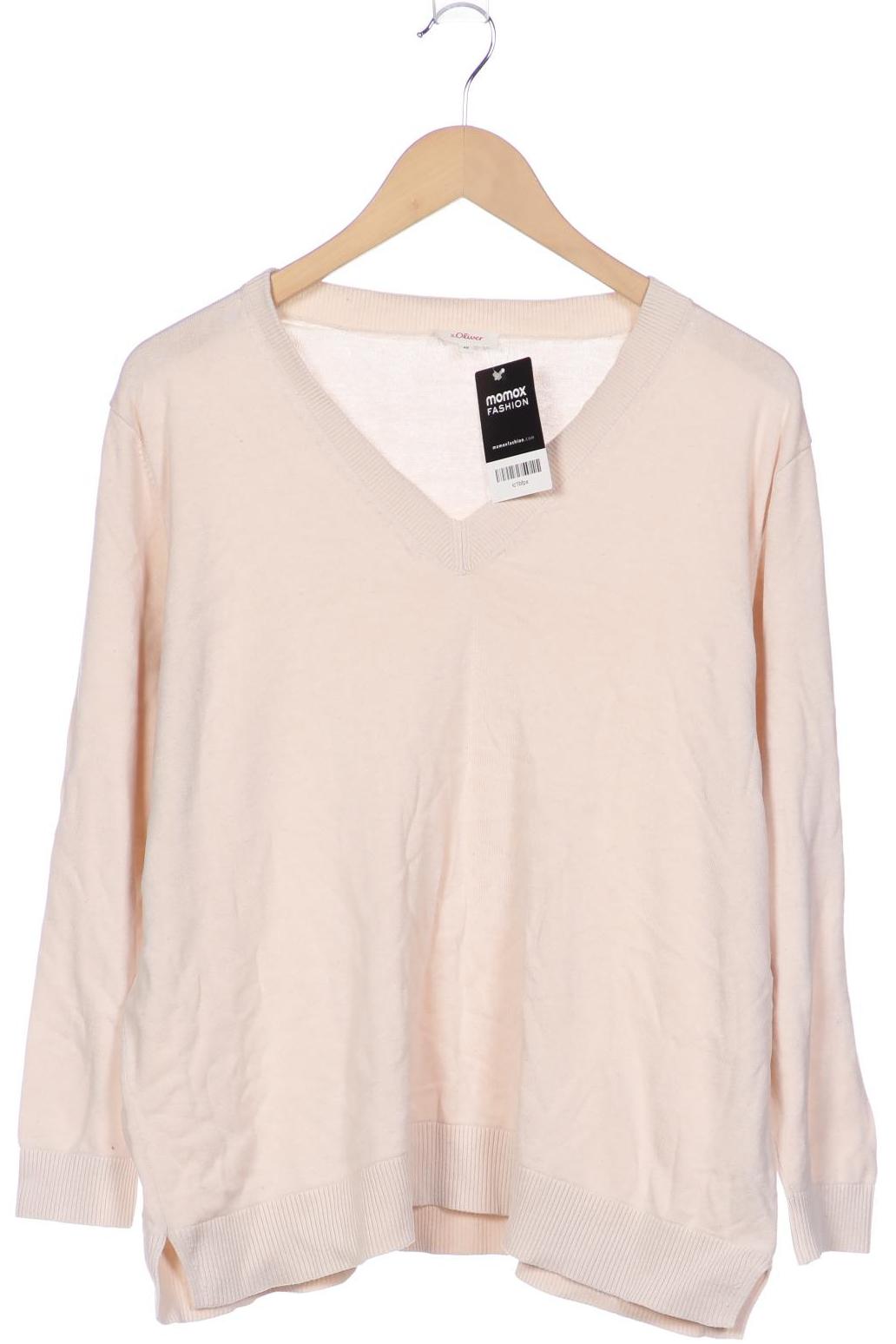 

s.Oliver Damen Pullover, cremeweiß