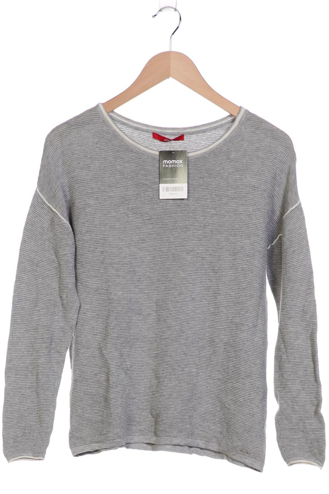 

s.Oliver Damen Langarmshirt, grau, Gr. 38