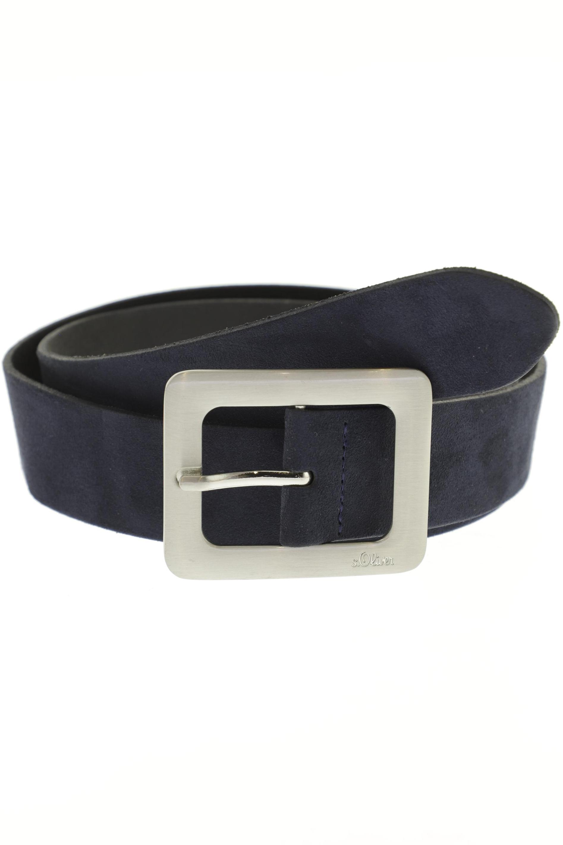 

s.Oliver Damen Gürtel, marineblau, Gr.