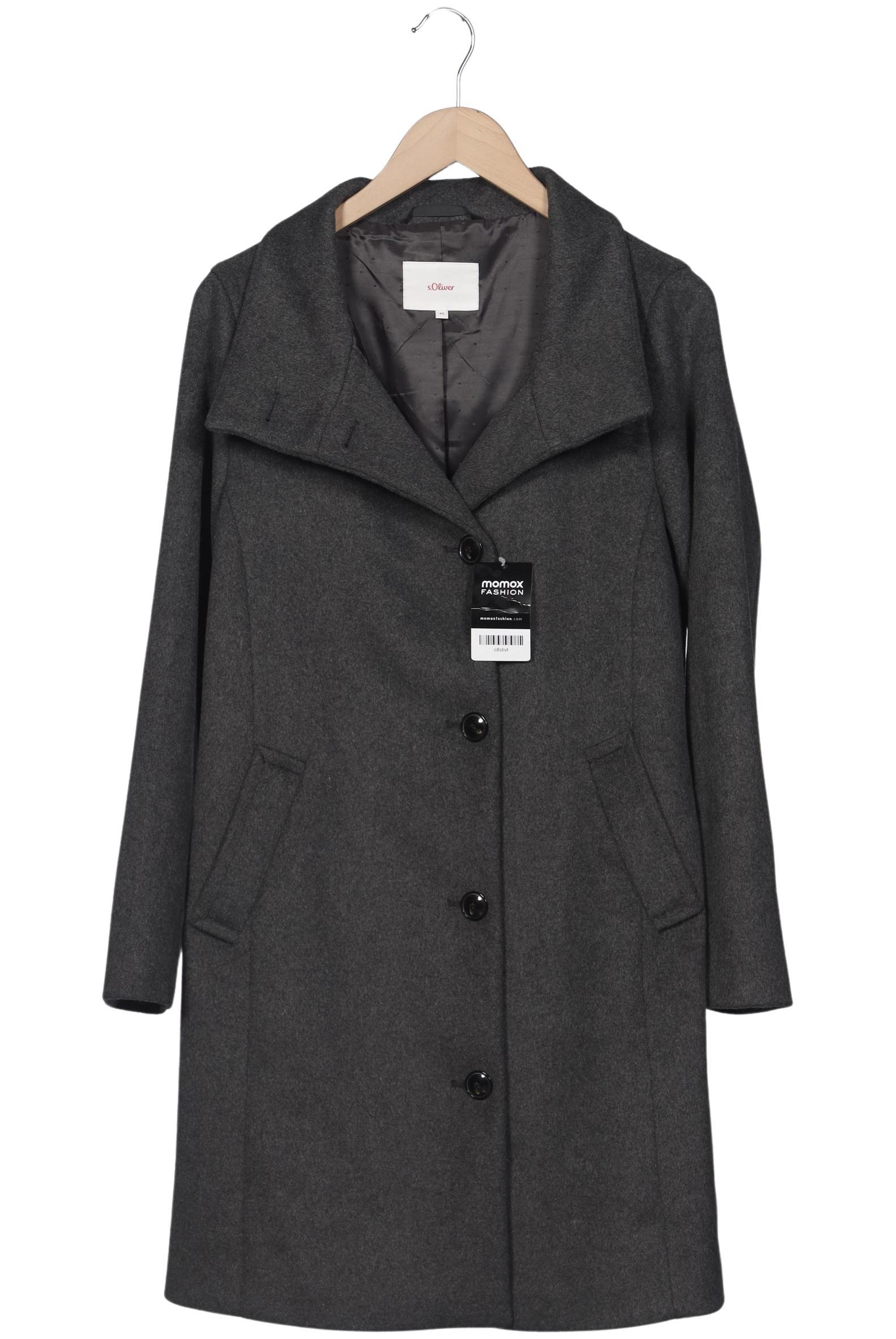 

s.Oliver Damen Mantel, grau, Gr. 40