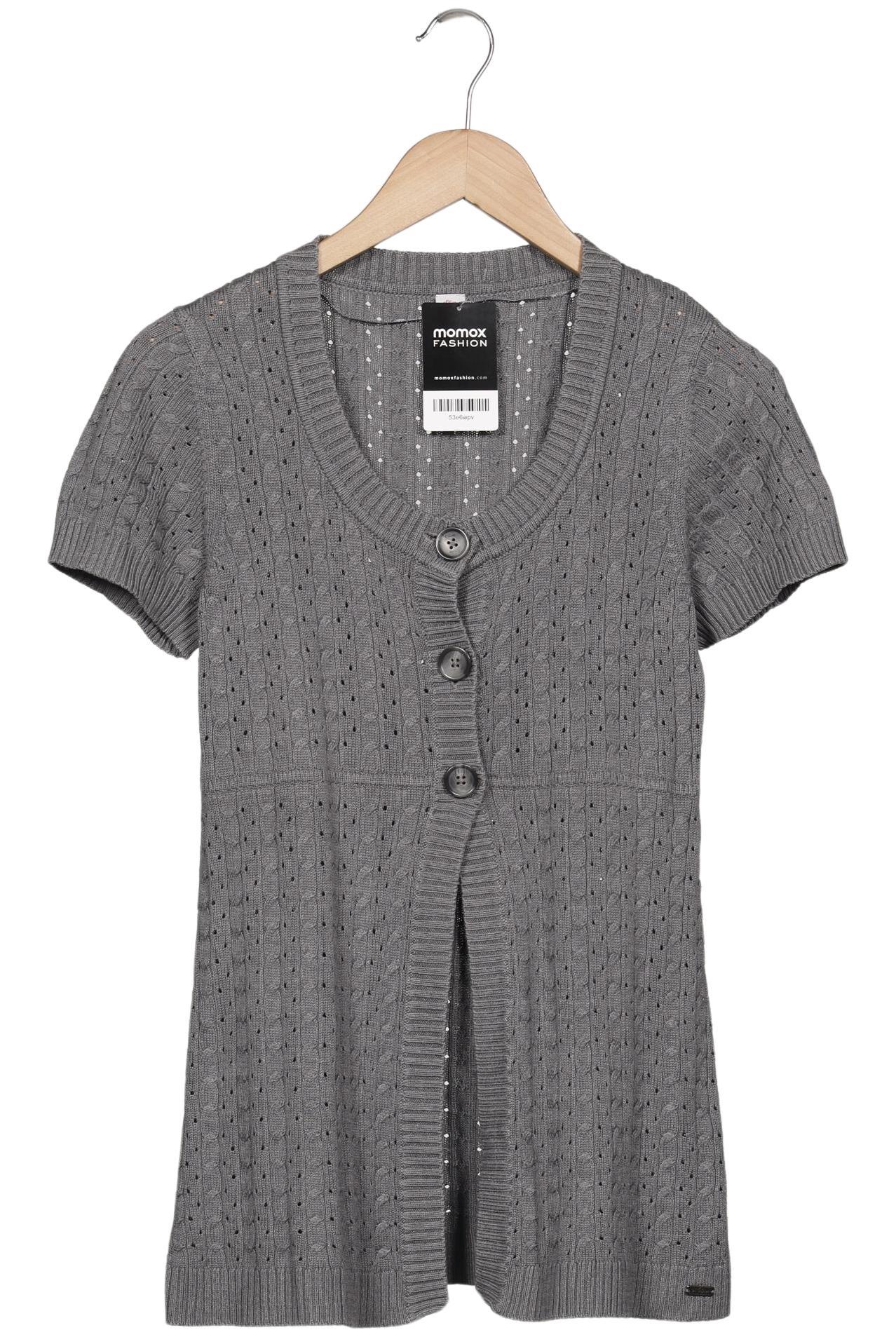 

s.Oliver Damen Strickjacke, grau, Gr. 40