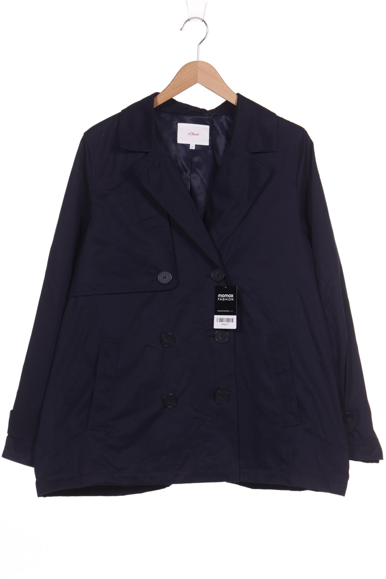 

s.Oliver Damen Mantel, marineblau