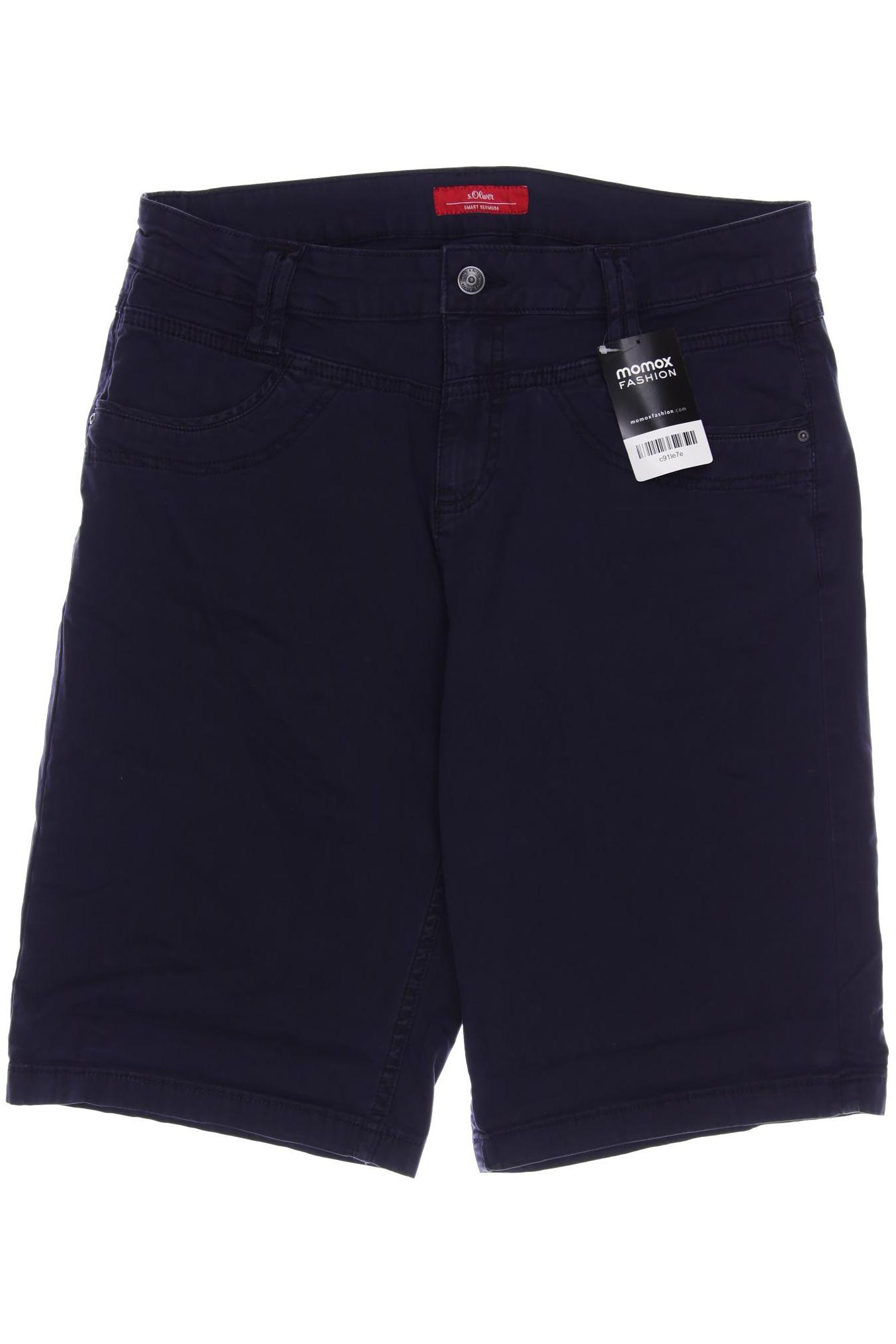 

s.Oliver Damen Shorts, marineblau
