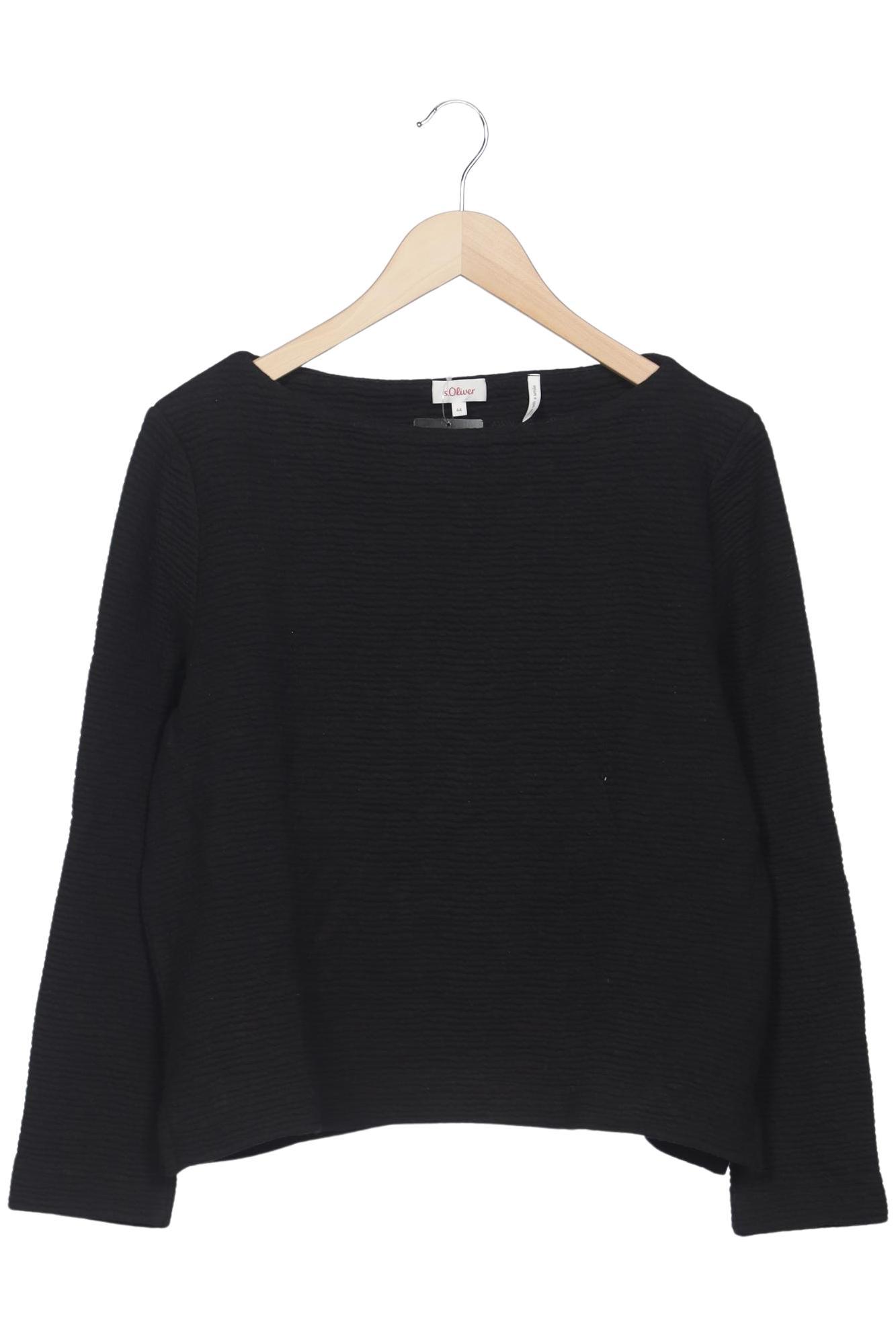 

s.Oliver Damen Sweatshirt, schwarz, Gr. 44