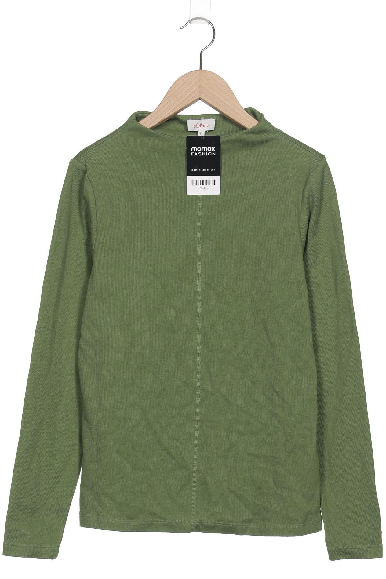 

s.Oliver Damen Langarmshirt, grün, Gr. 36