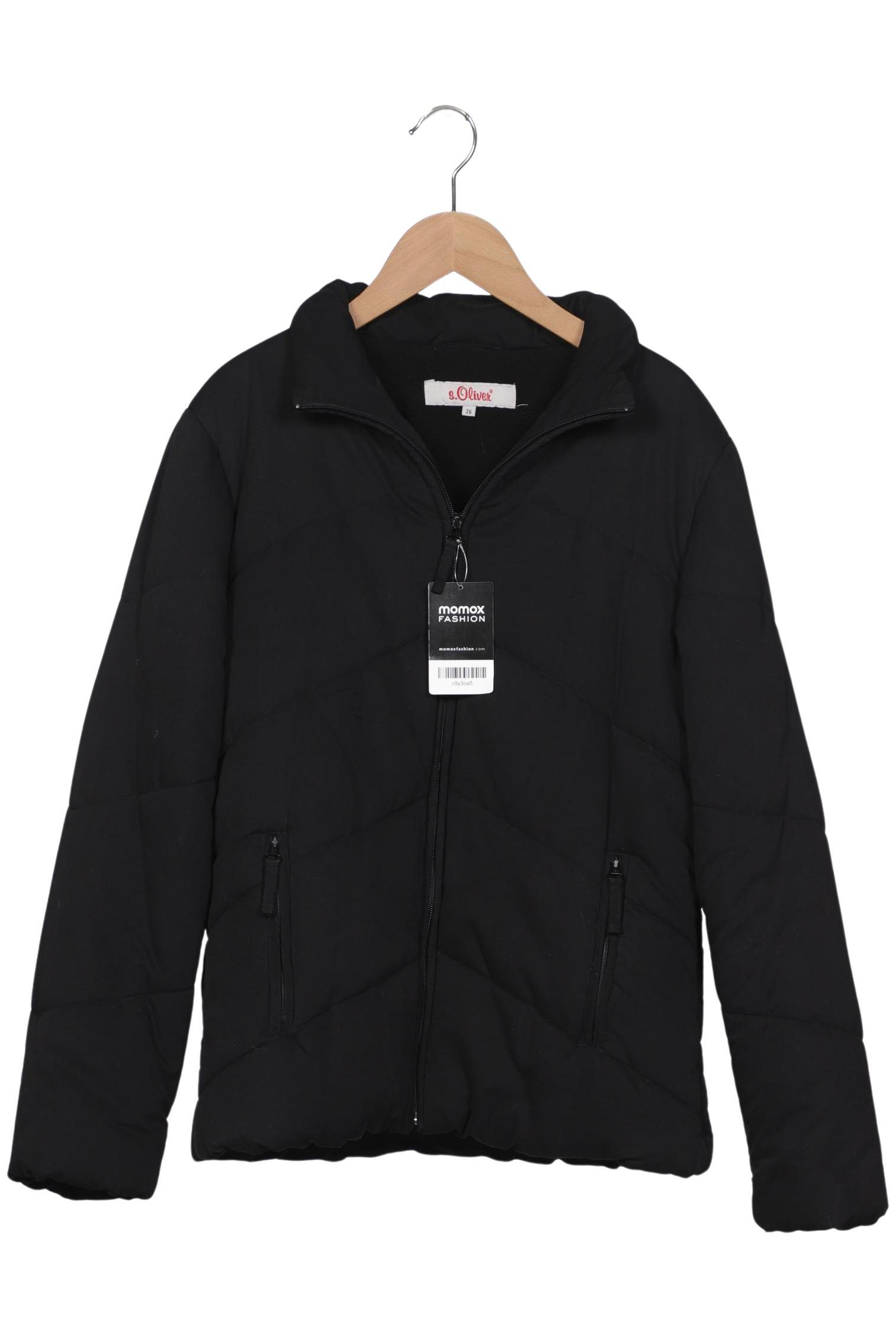 

s.Oliver Damen Jacke, schwarz, Gr. 36