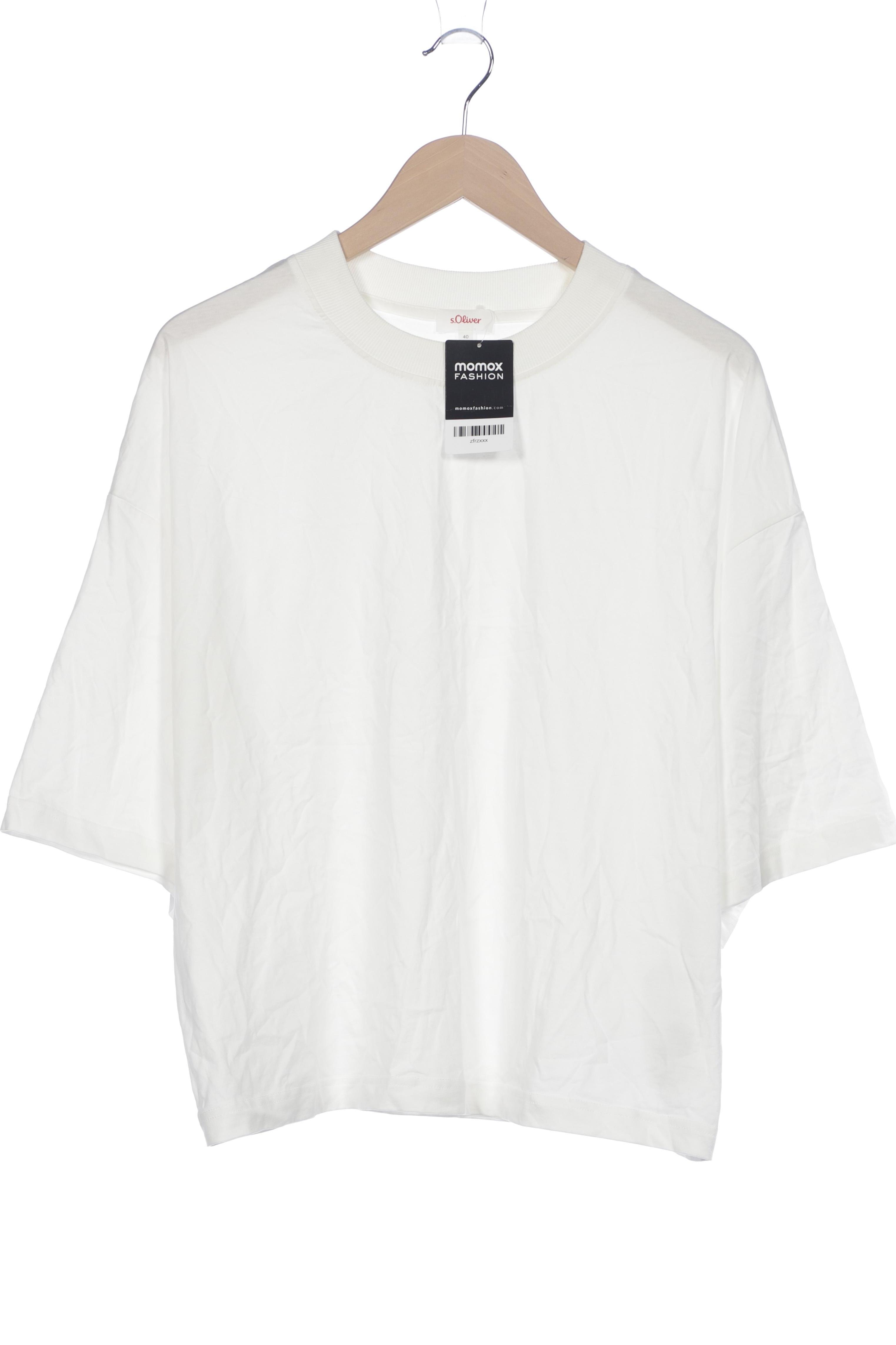 

s.Oliver Damen T-Shirt, weiß, Gr. 40