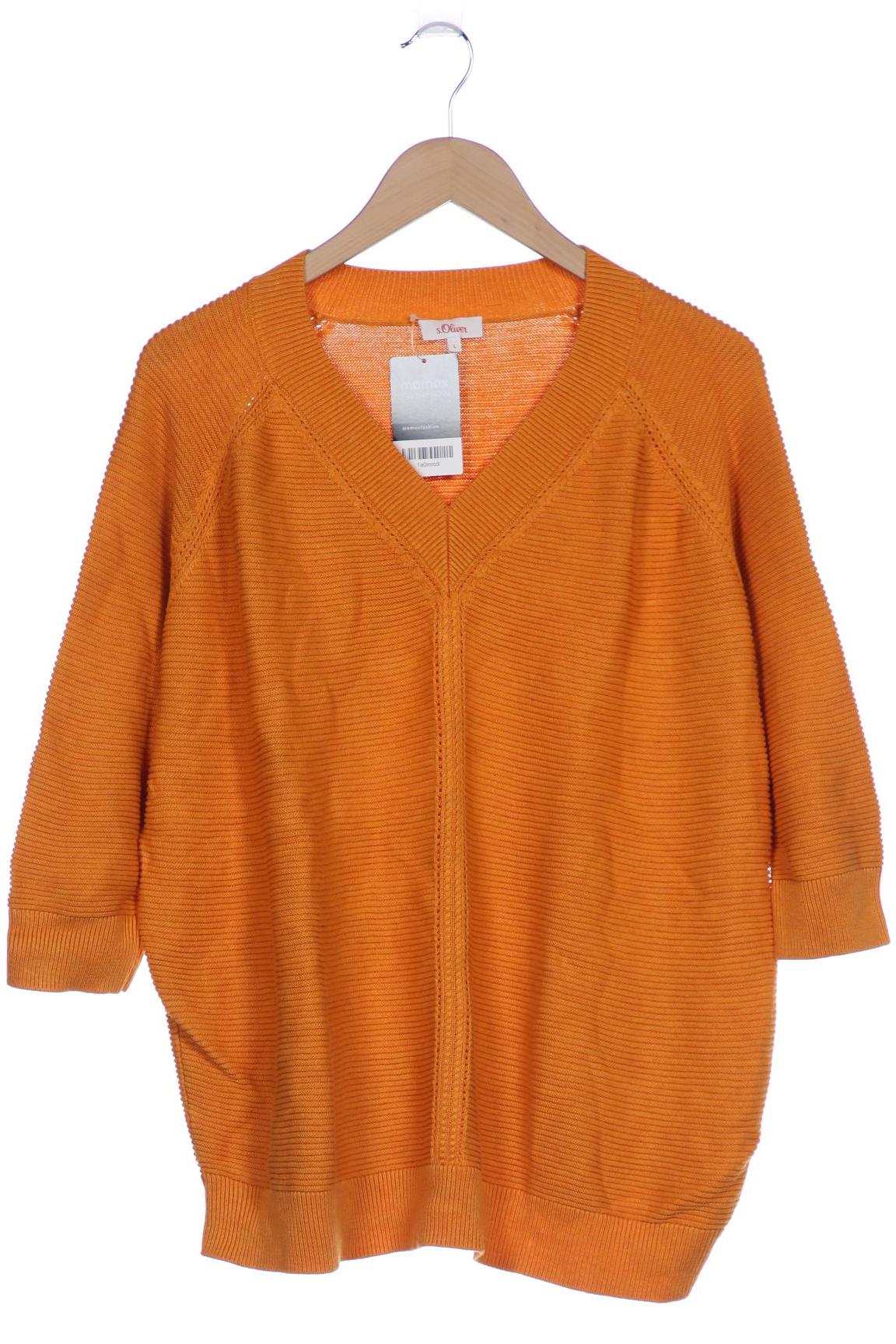 

s.Oliver Damen Pullover, orange, Gr. 42