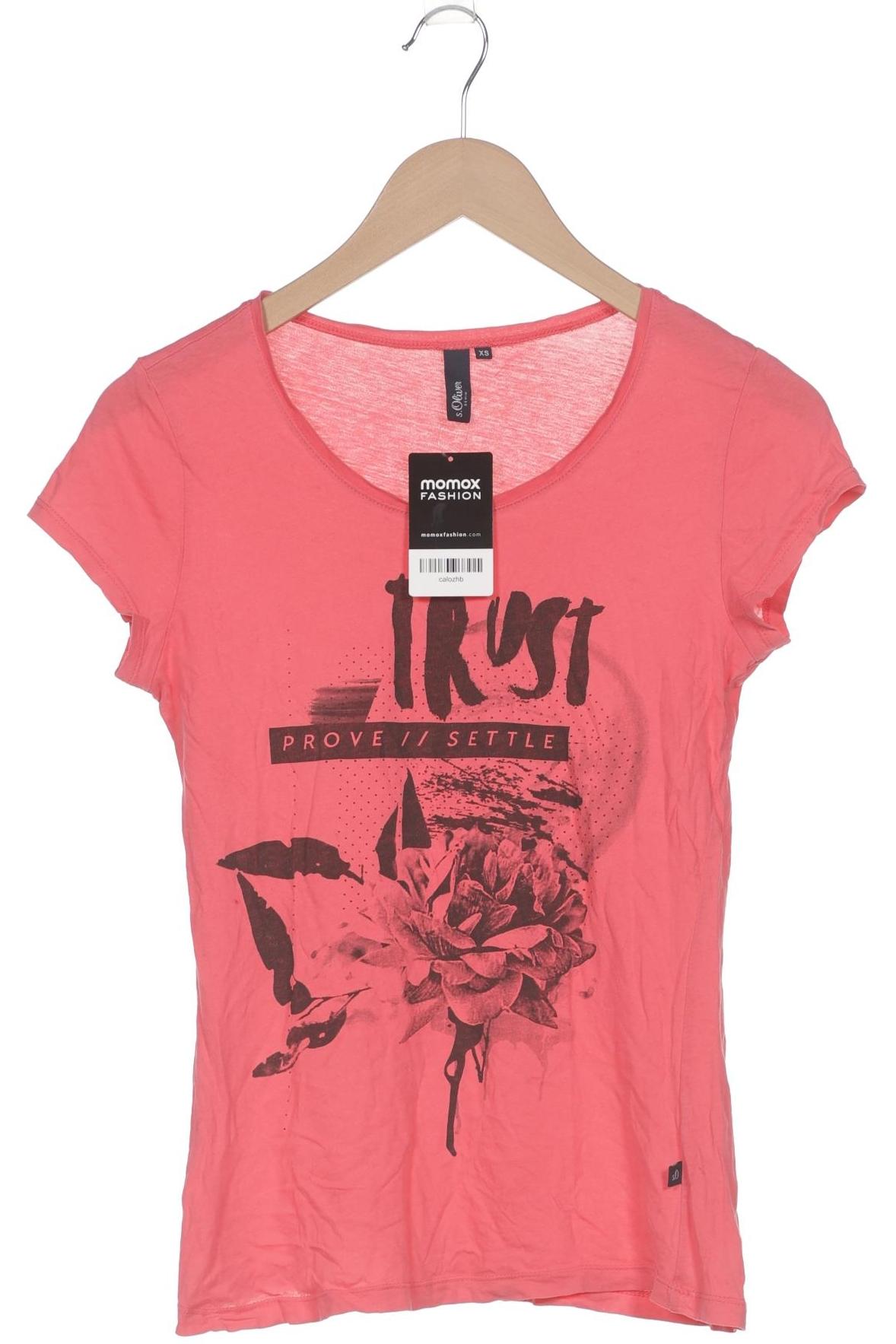 

s.Oliver Damen T-Shirt, pink, Gr. 34