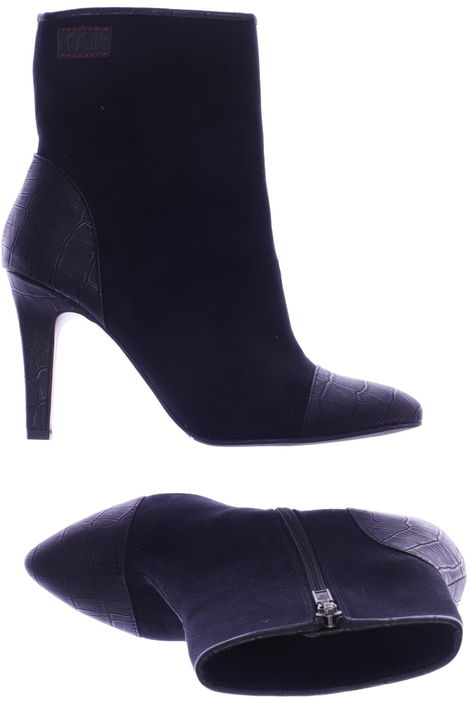 

s.Oliver Damen Stiefelette, schwarz, Gr. 36