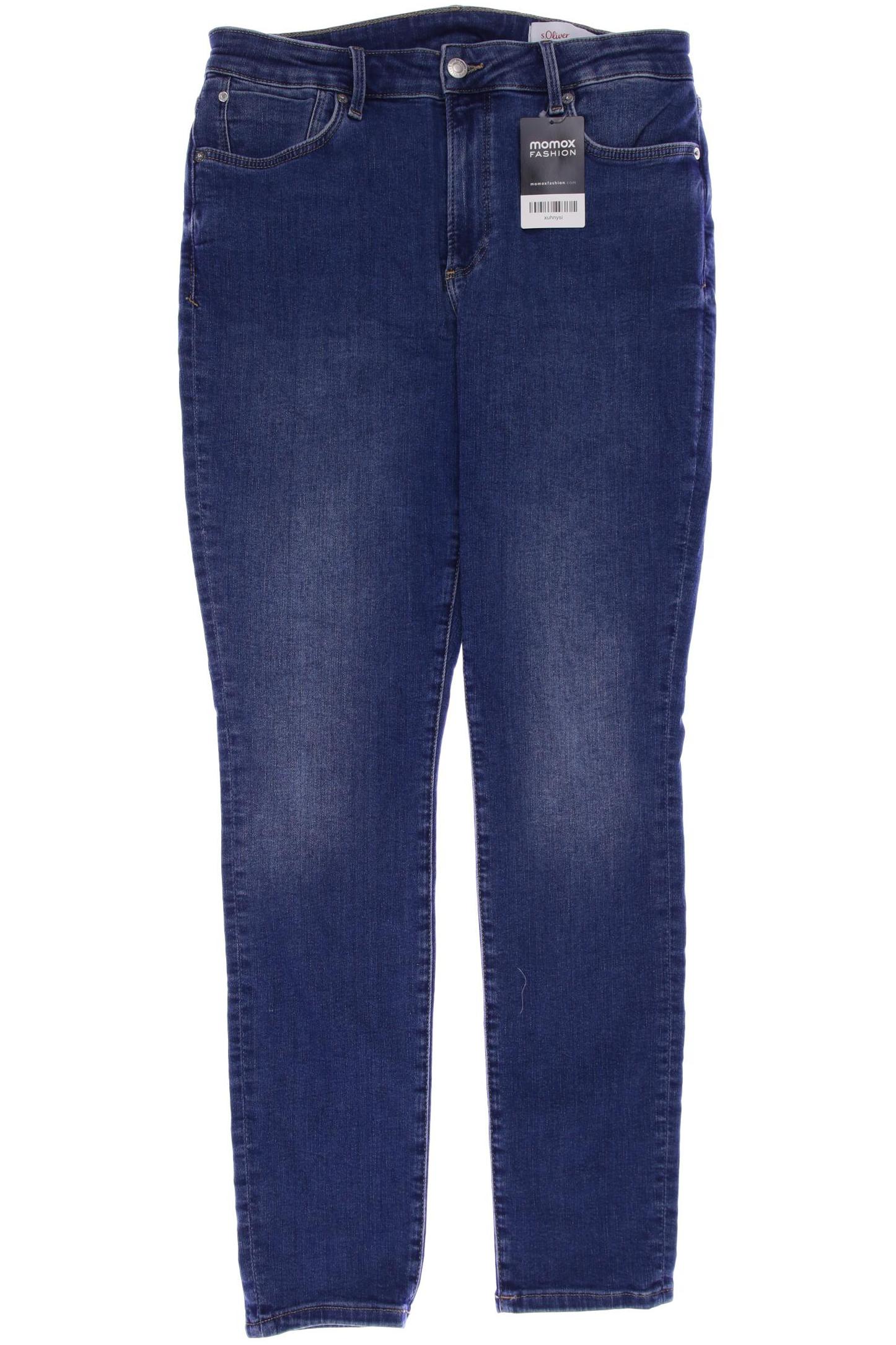 

s.Oliver Damen Jeans, blau