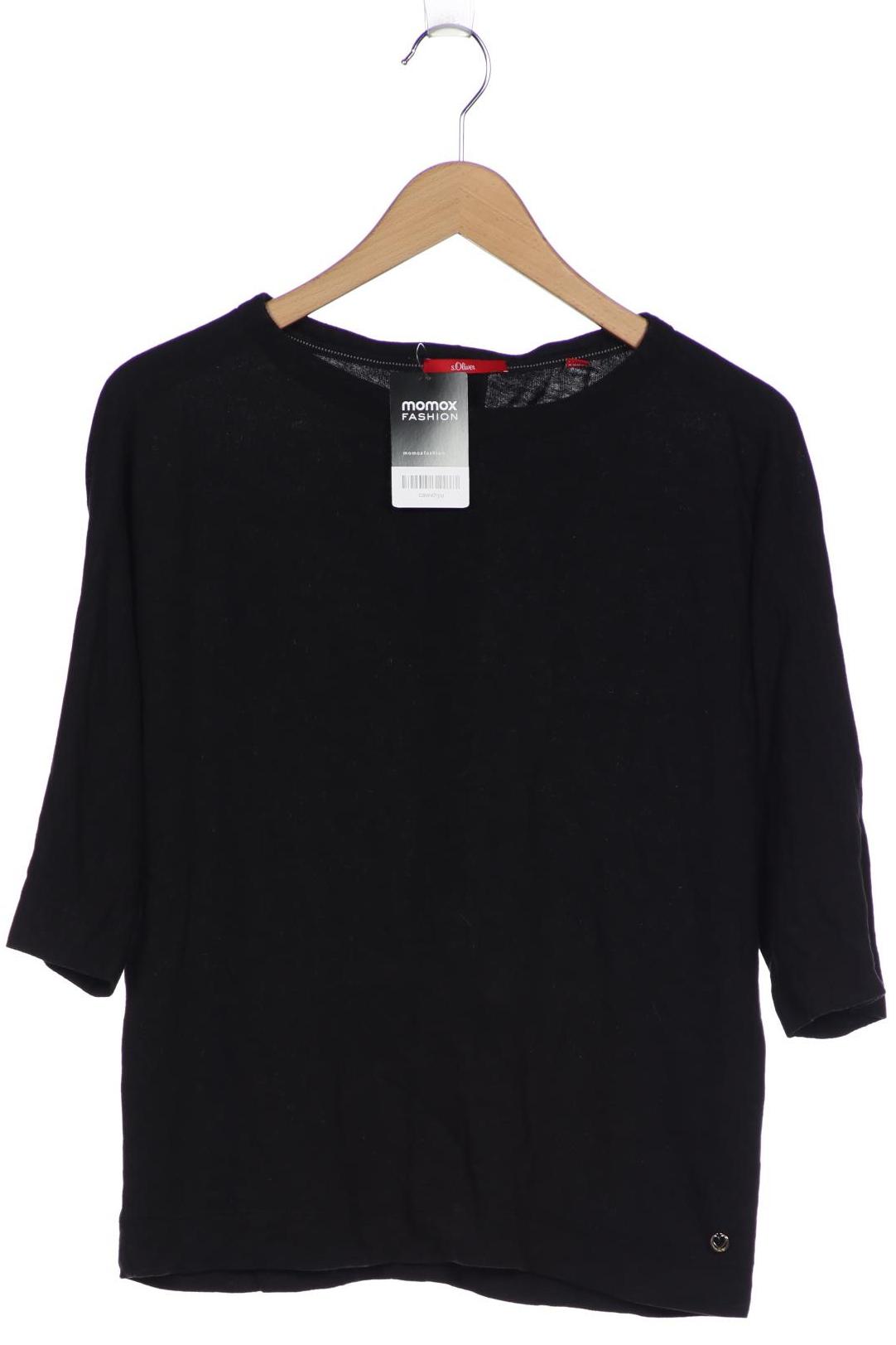 

s.Oliver Damen Langarmshirt, schwarz