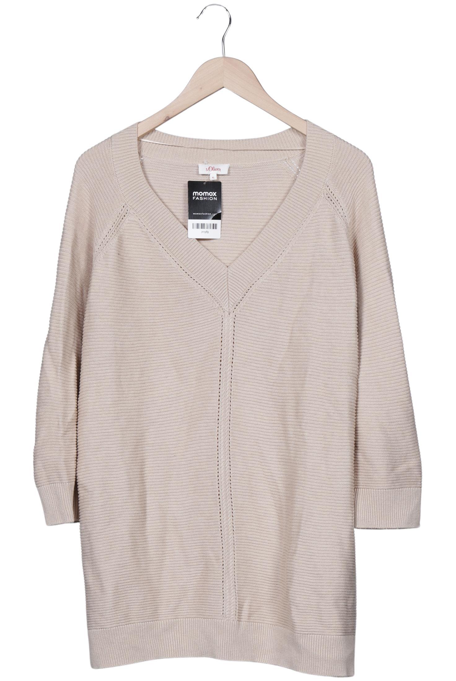 

s.Oliver Damen Pullover, beige, Gr. 44