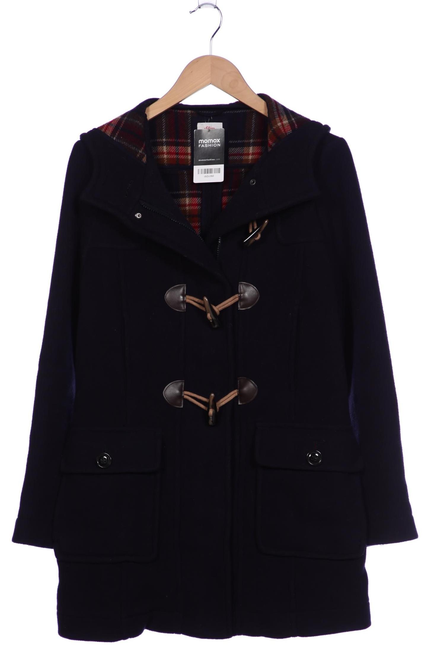 

s.Oliver Damen Mantel, marineblau, Gr. 38