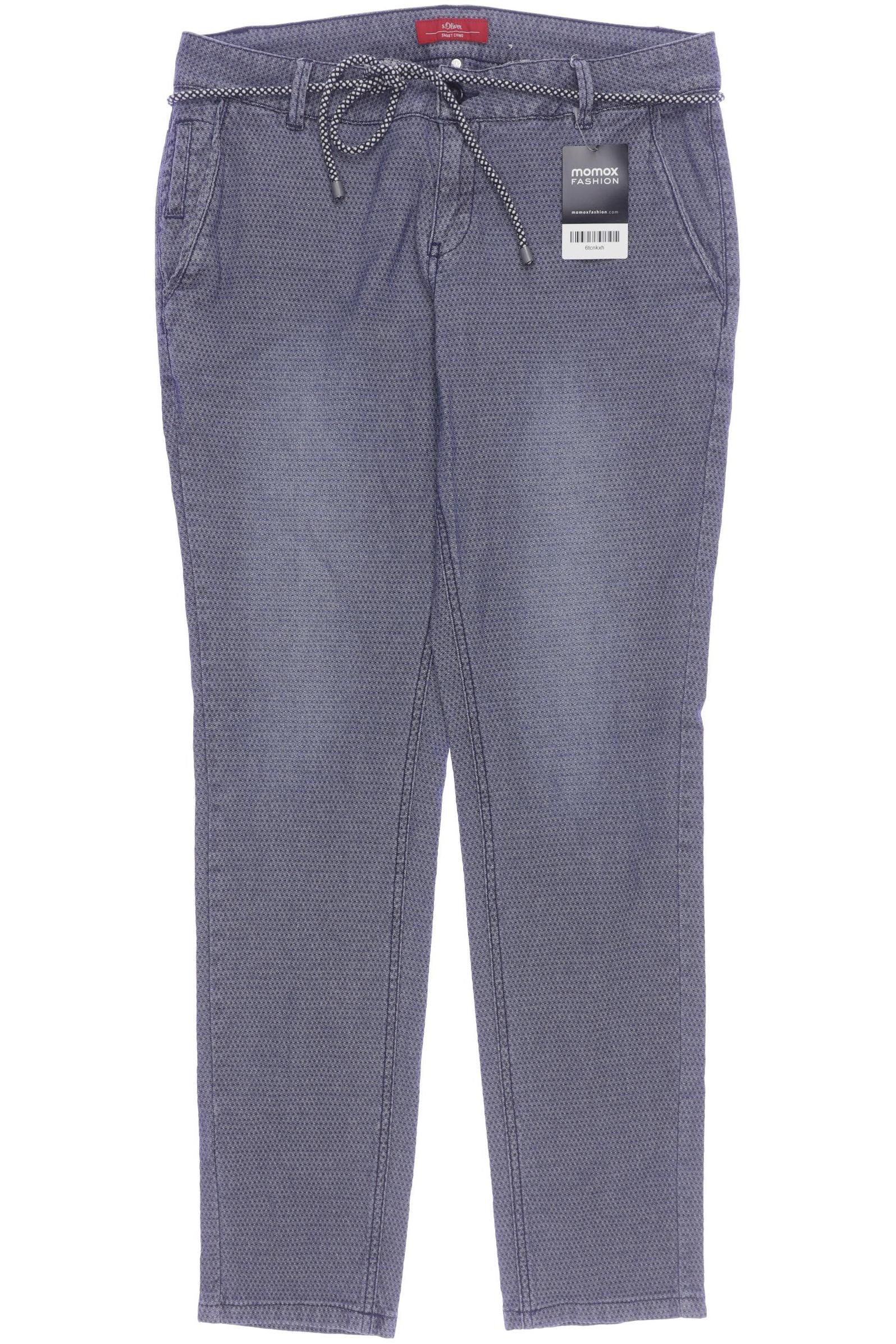 

s.Oliver Damen Stoffhose, blau, Gr. 31