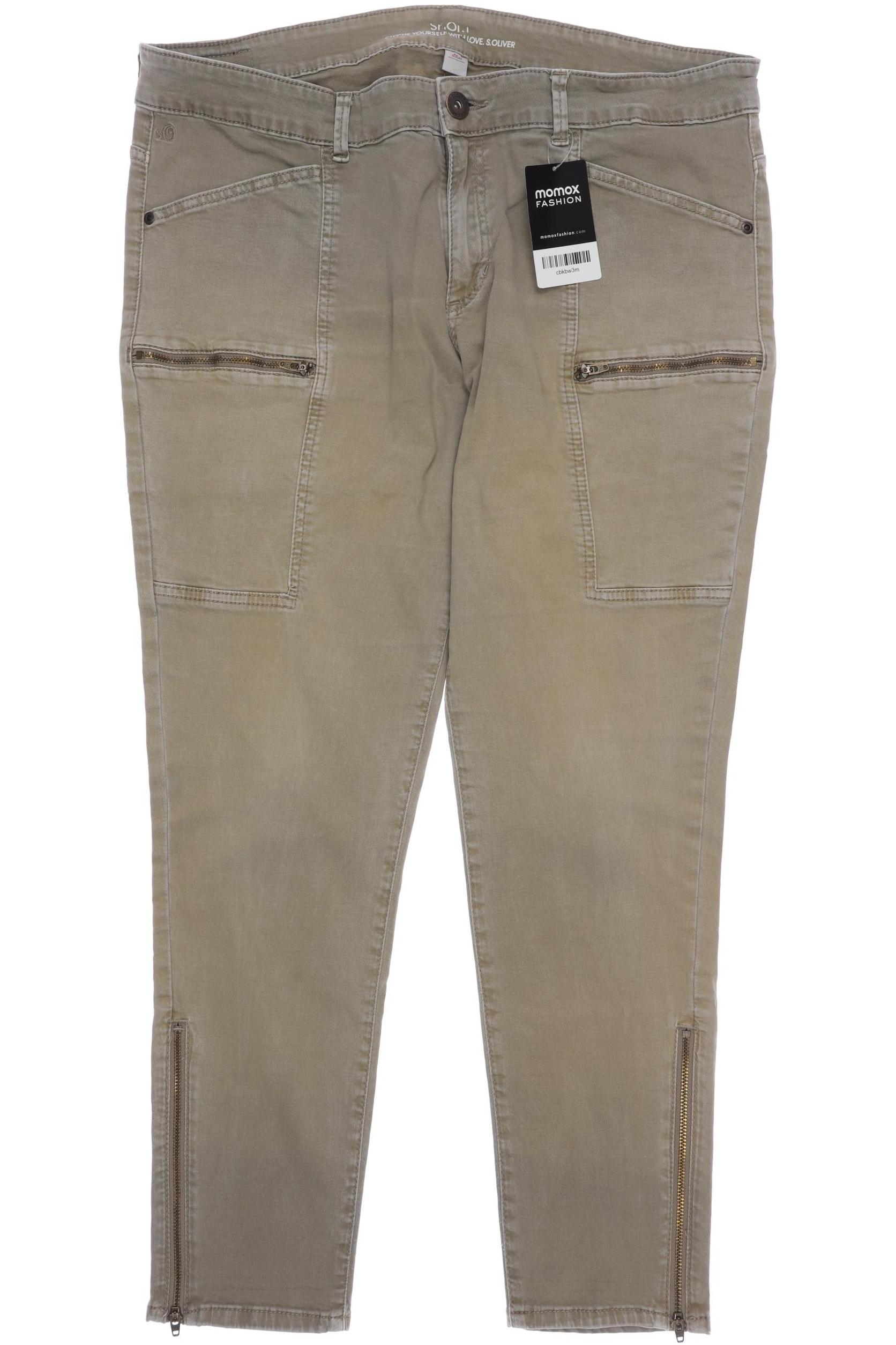 

s.Oliver Damen Jeans, beige, Gr. 46