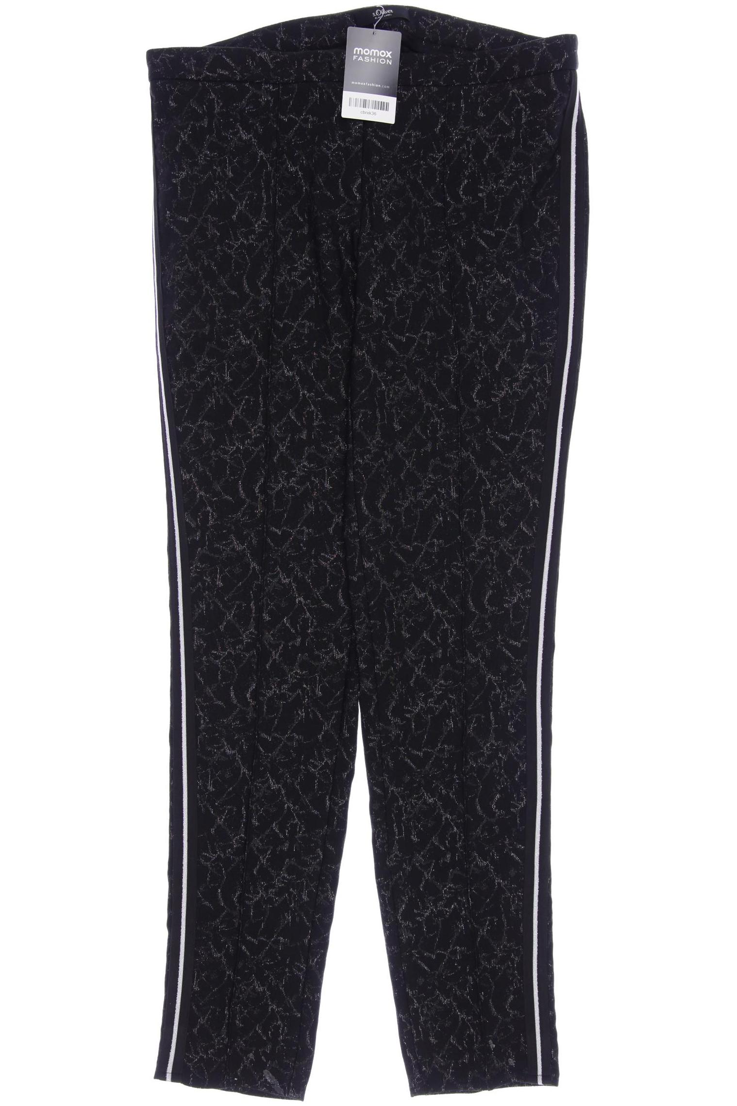 

s.Oliver Damen Stoffhose, schwarz