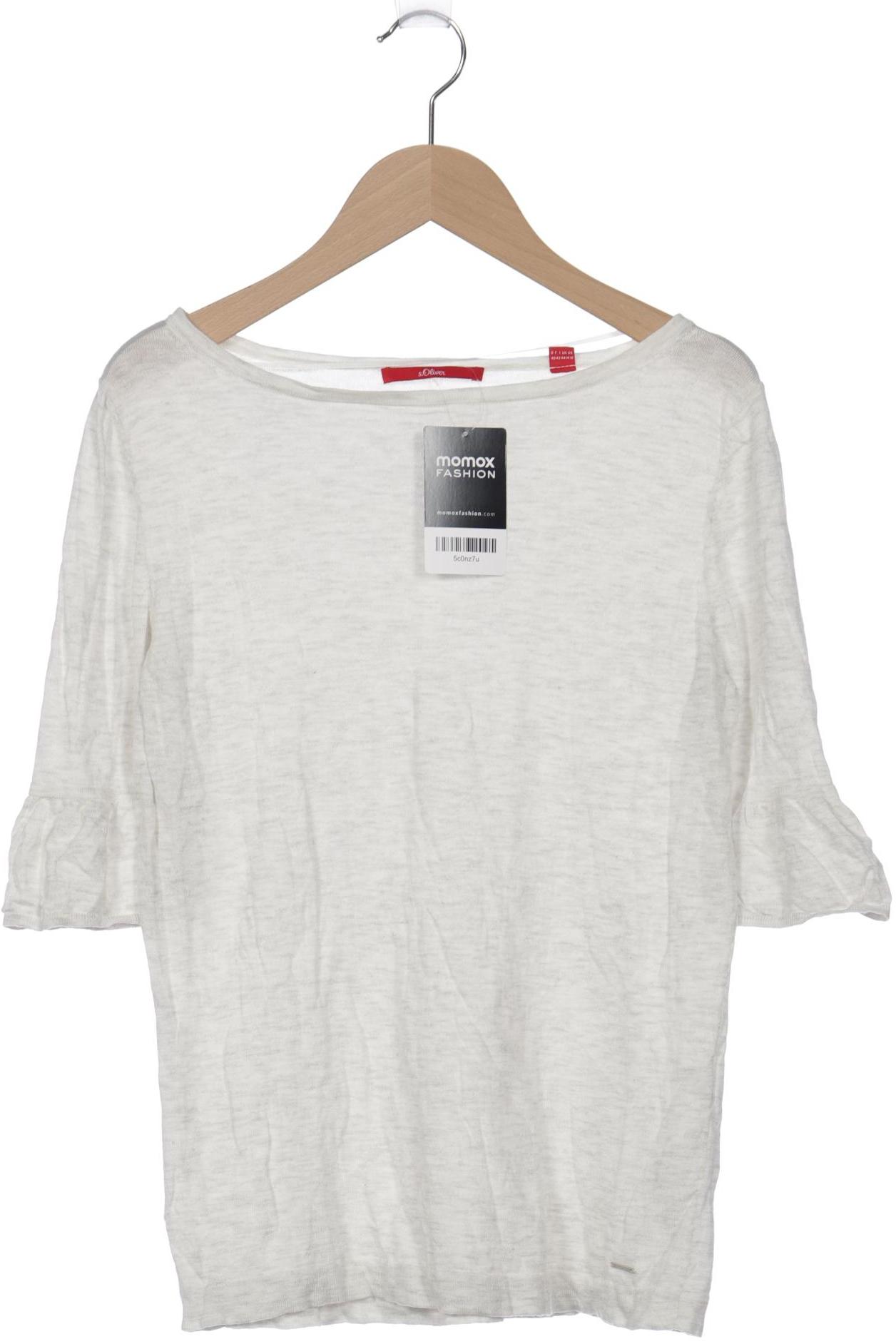 

s.Oliver Damen Pullover, weiß, Gr. 40