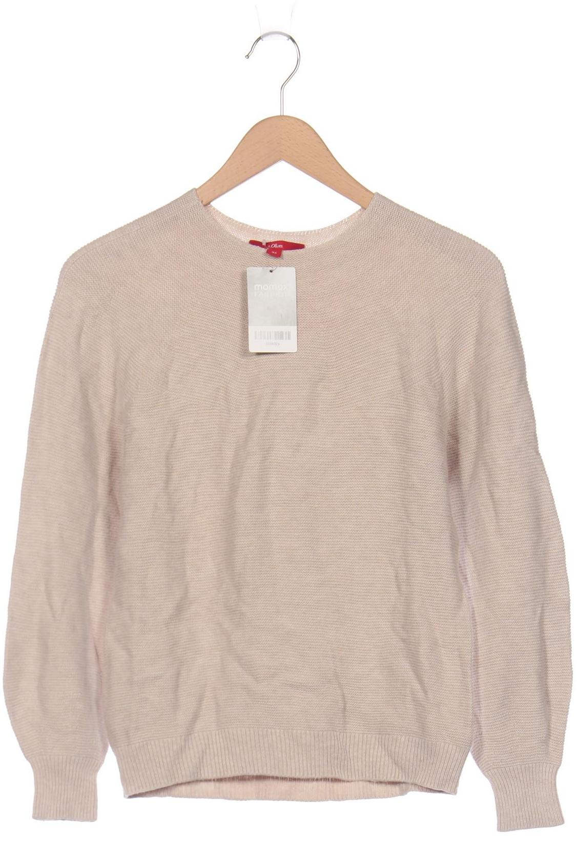 

s.Oliver Damen Pullover, beige, Gr. 34